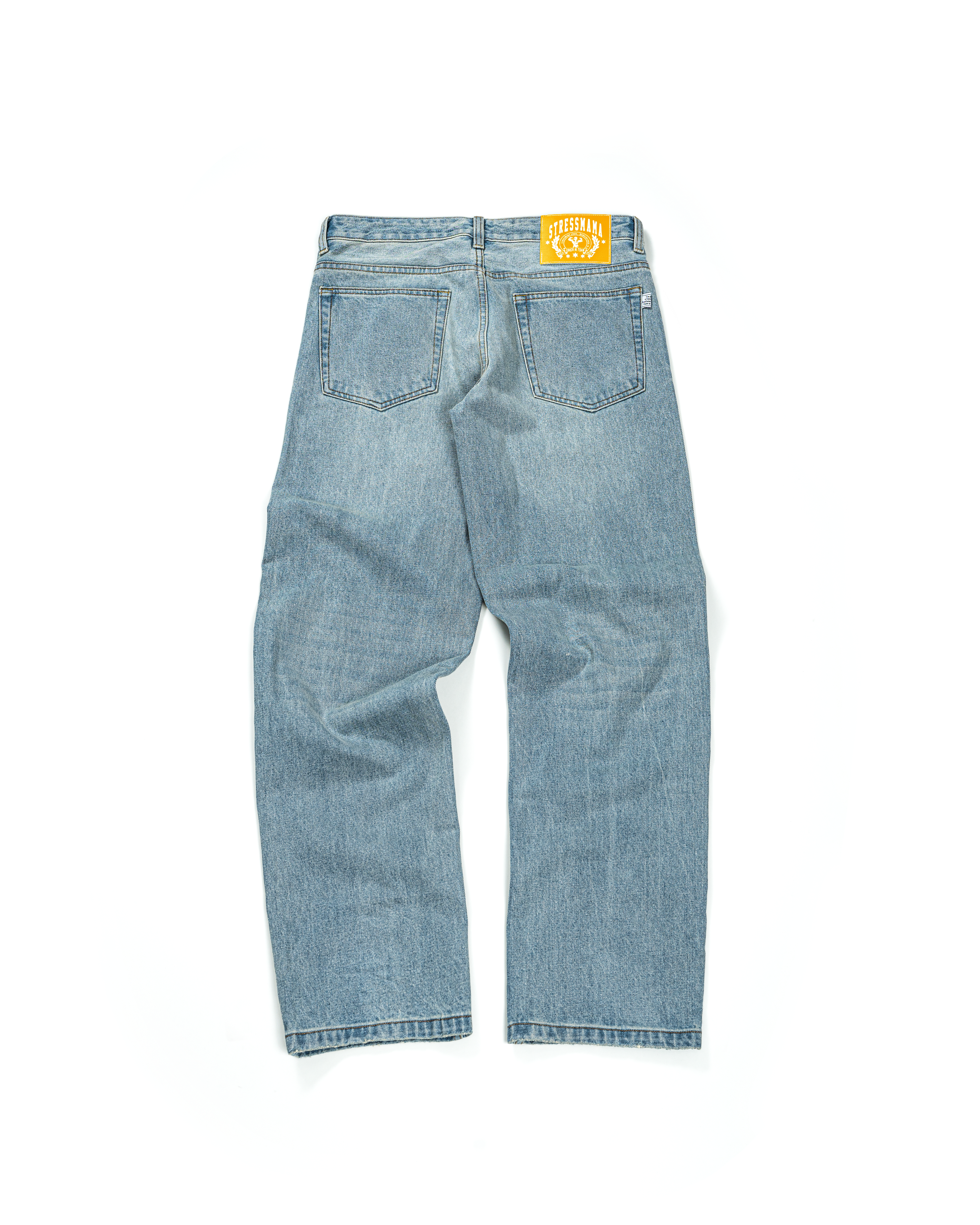 FW25 PAINT SPLATTER JEANS - BLUE