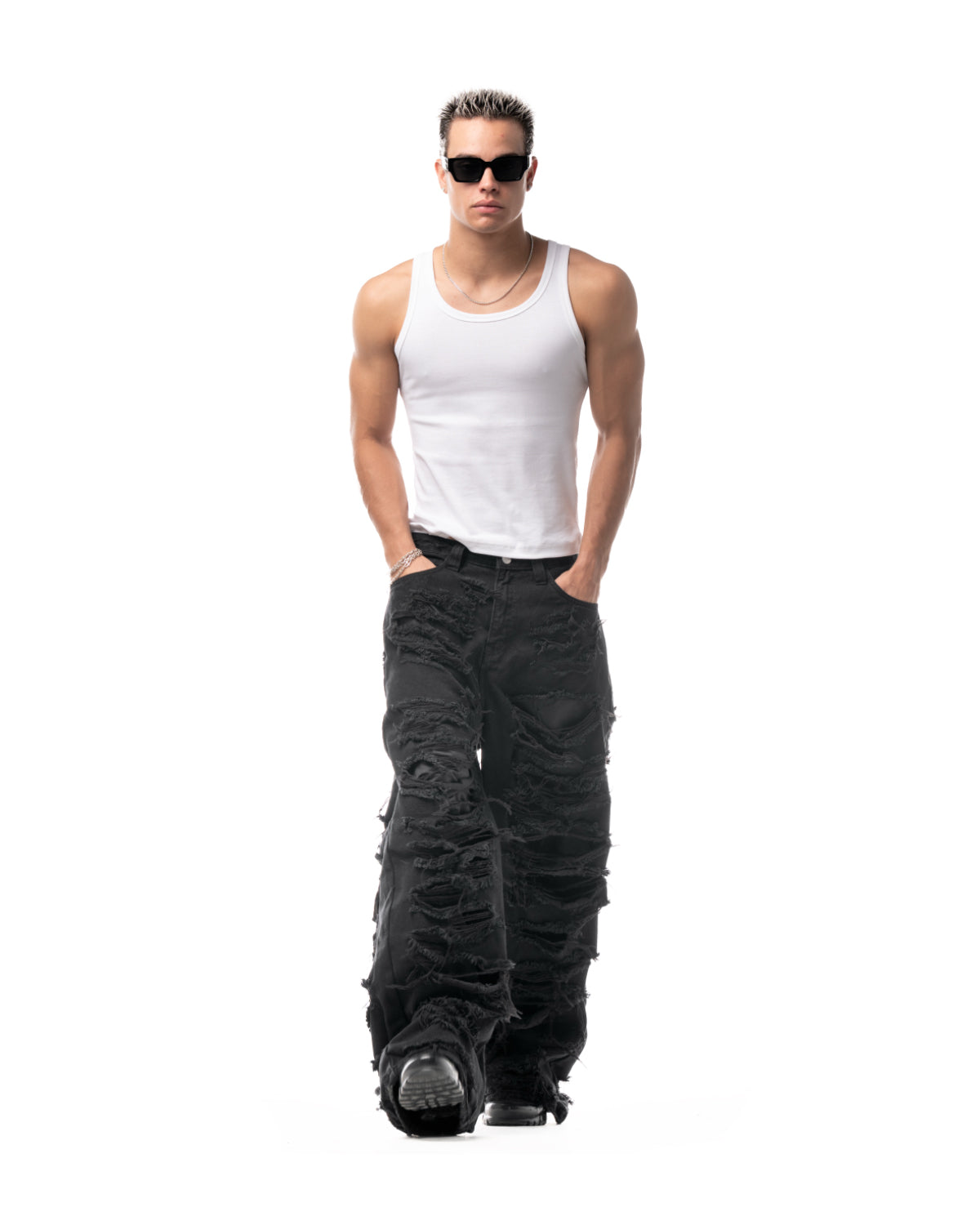 MAMAFIA MEN TANKTOP - WHITE
