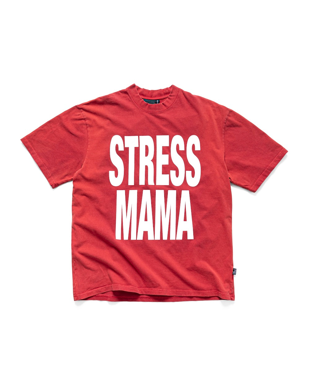 MAMAFIA BASIC WASHED T-SHIRT - RED