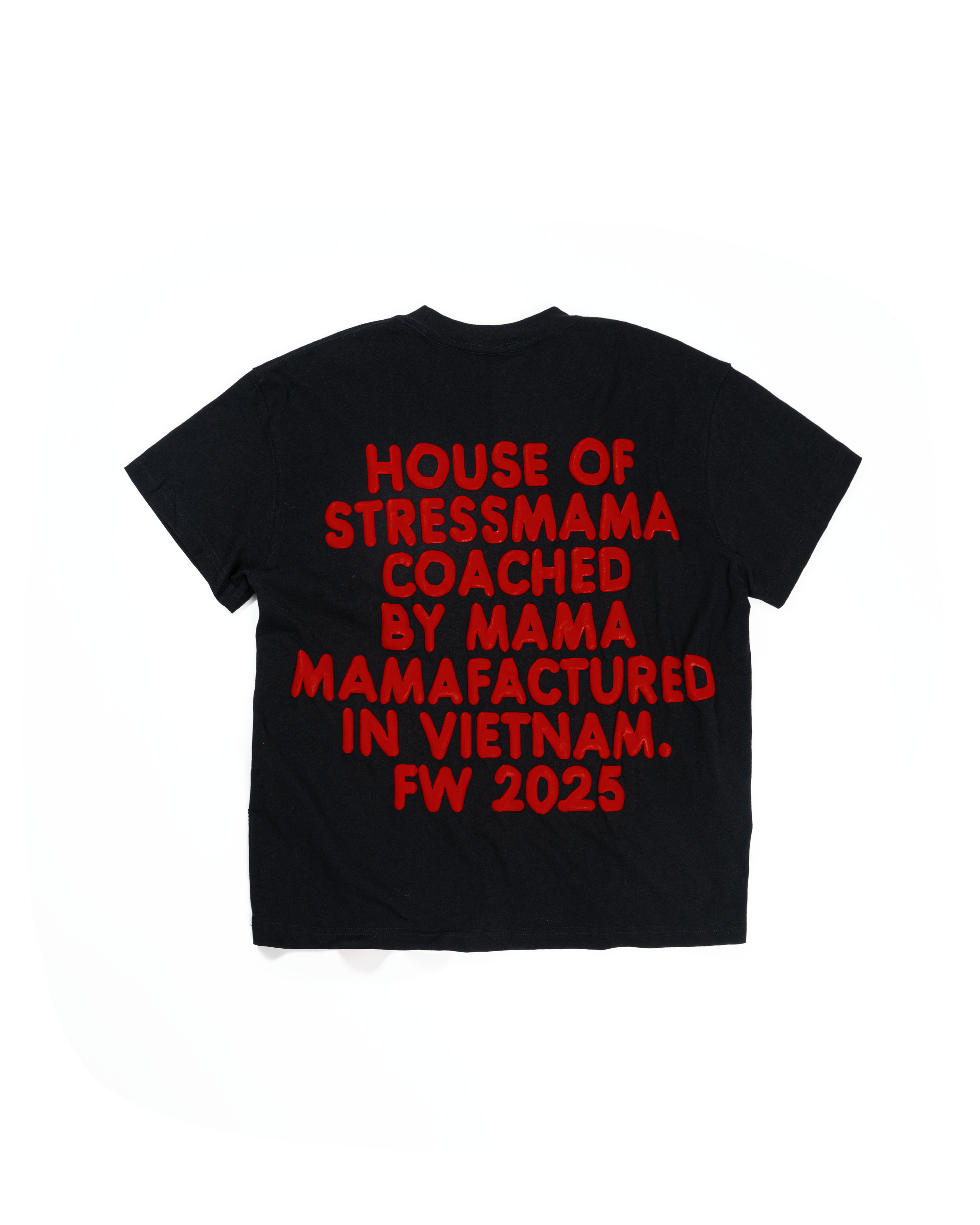 FW25 TEXT T-SHIRT - BLACK