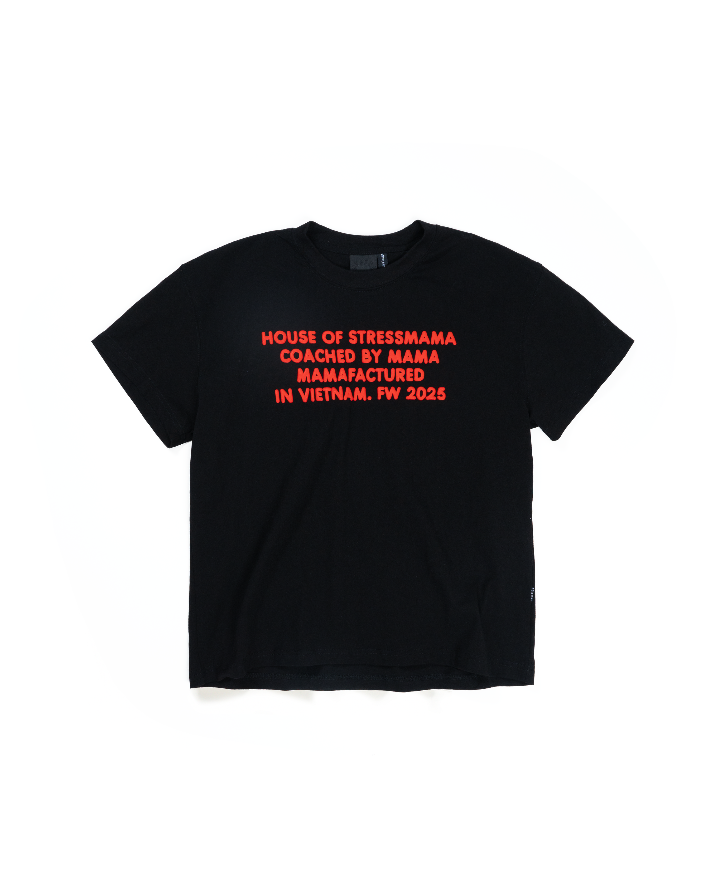FW25 TEXT T-SHIRT - BLACK