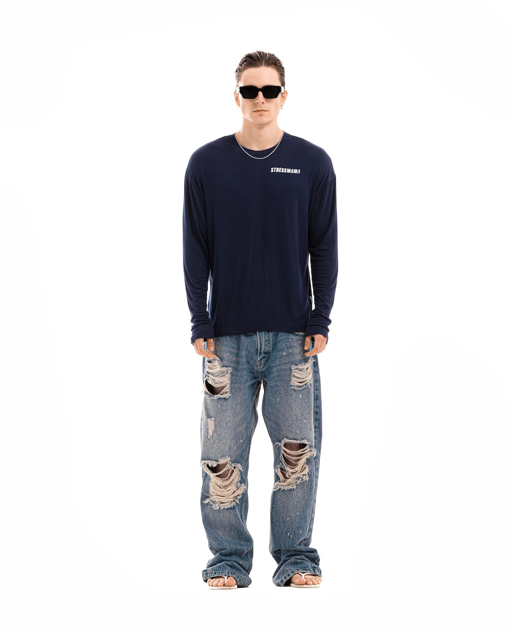 HÔTEL MAMA LONGSLEEVE - DARK BLUE