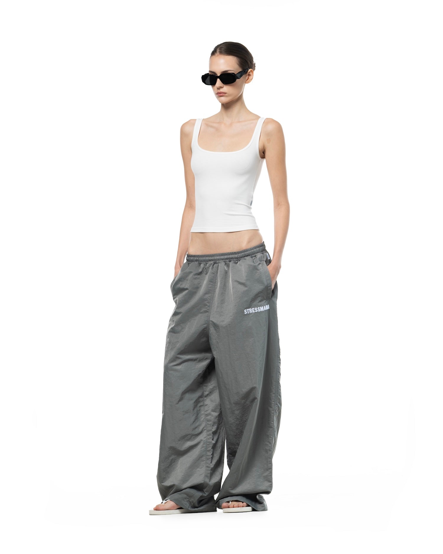 SSMA COACH TRACKSUIT PANTS - GRAY