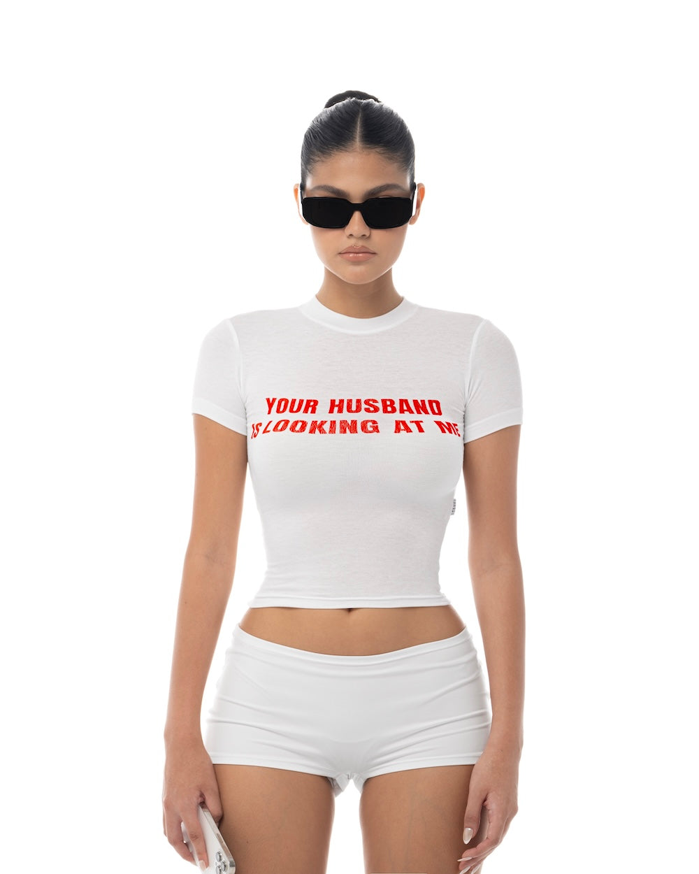FALL25 HOTTIE BABYTEE - WHITE
