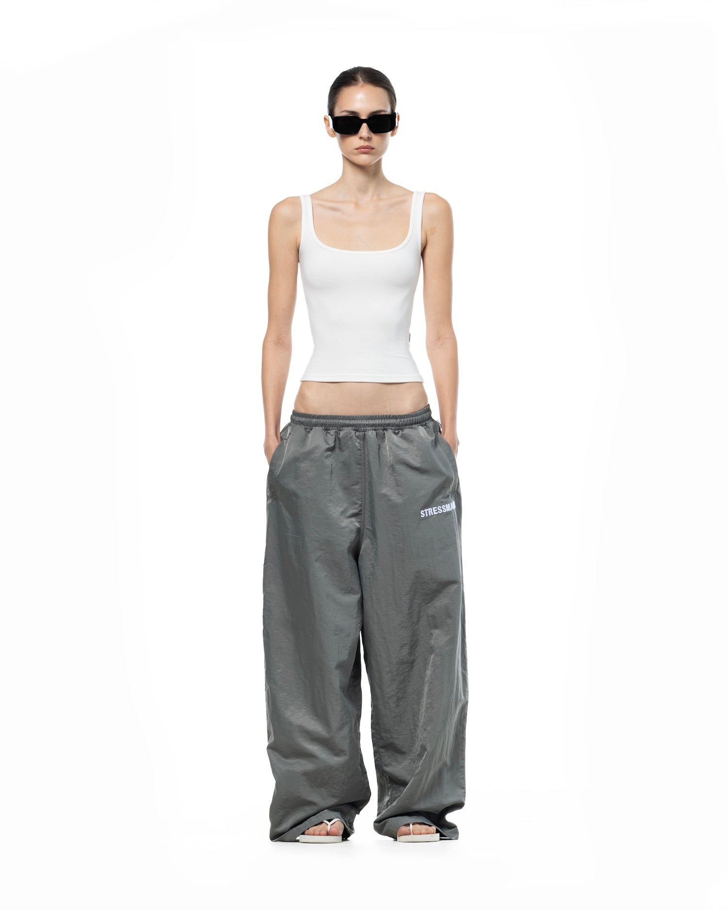 SSMA COACH TRACKSUIT PANTS - GRAY