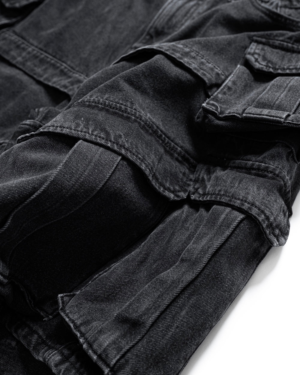 MAMAFIA UTILITY SHORTS - BLACK