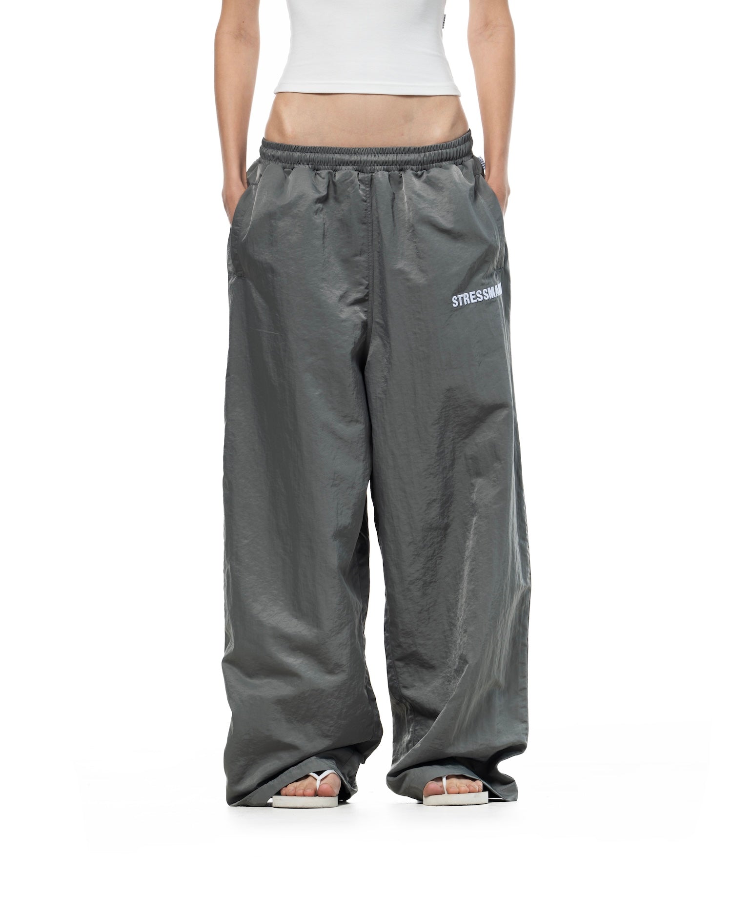 SSMA COACH TRACKSUIT PANTS - GRAY