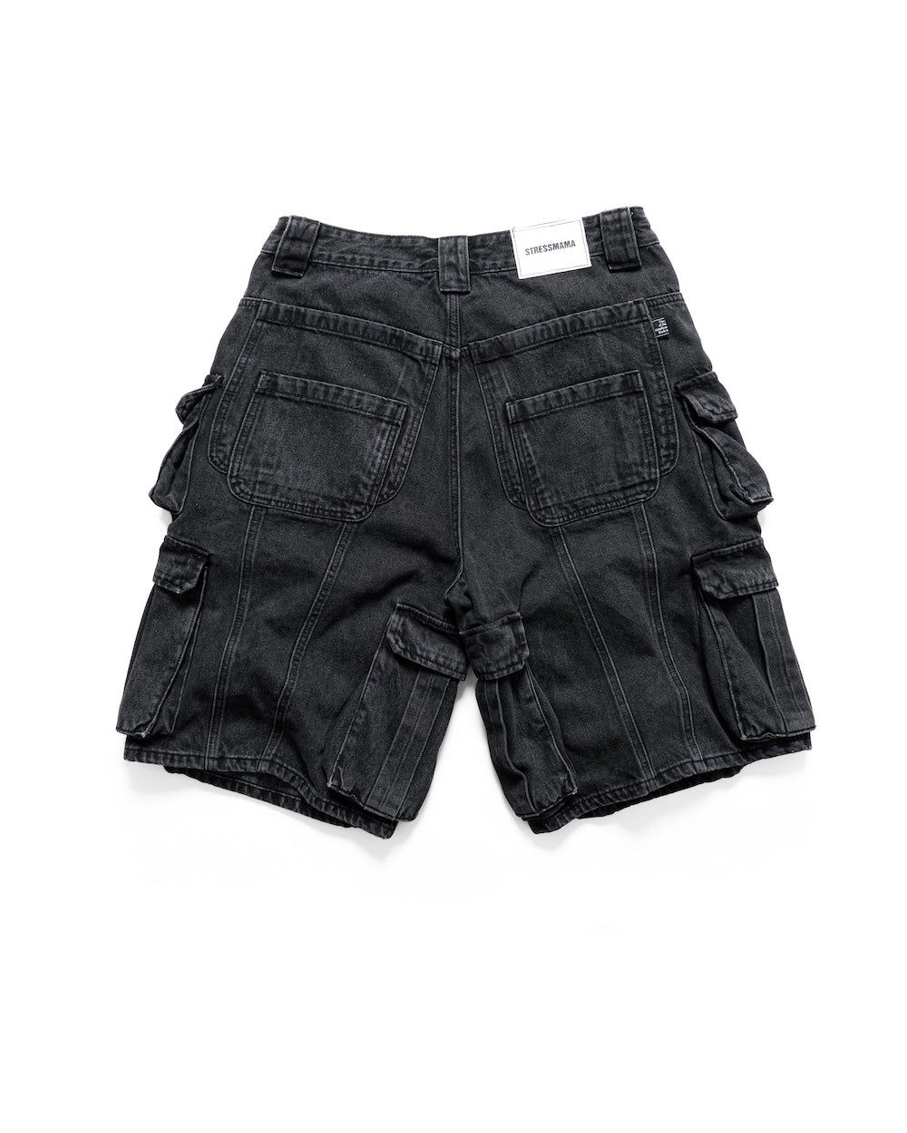 MAMAFIA UTILITY SHORTS - BLACK
