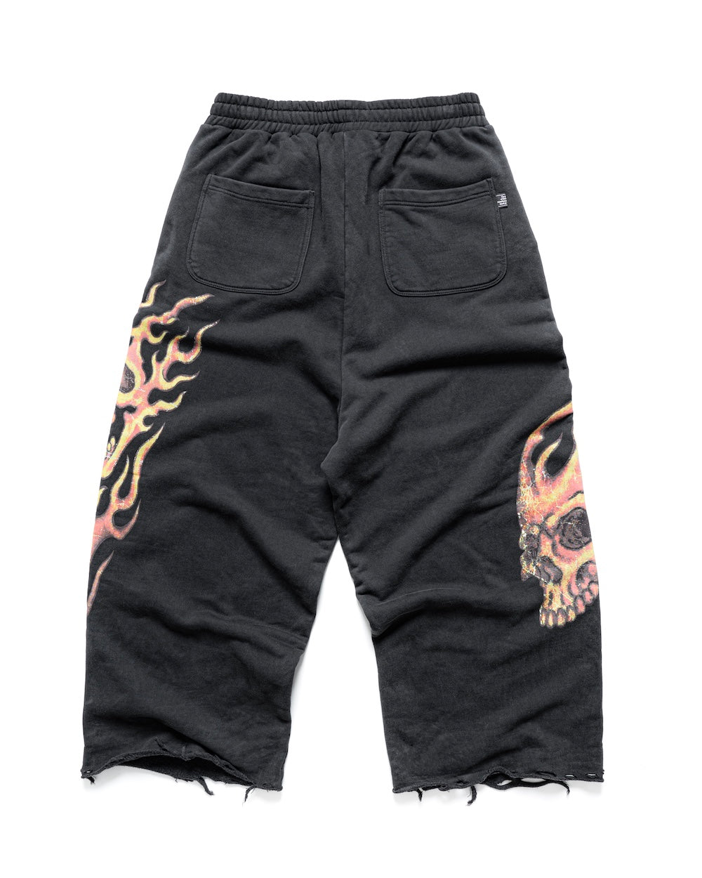 SSMA SKULL SWEAT PANTS - BLACK