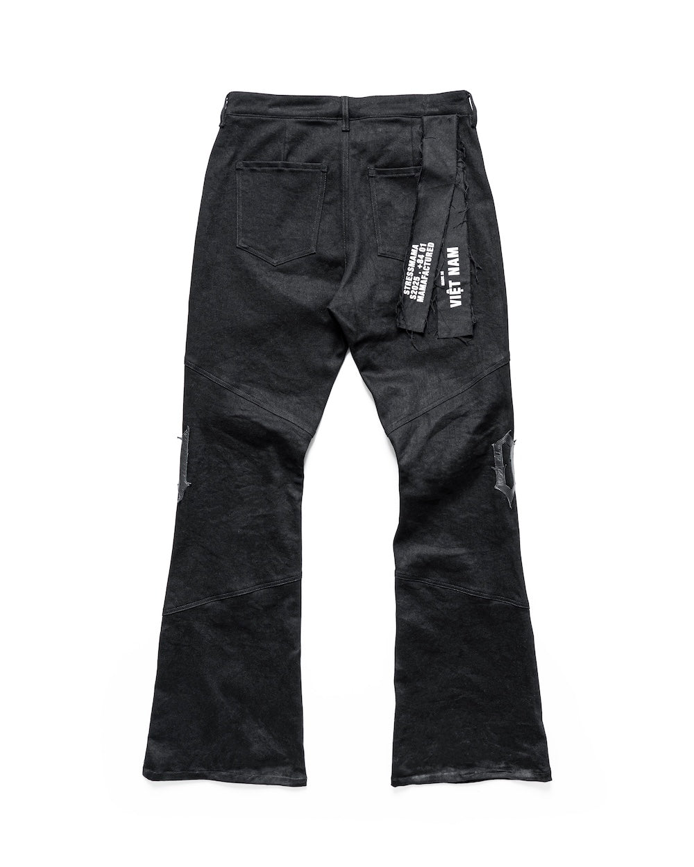 MAMAFIA 01 FLARED JEANS - BLACK