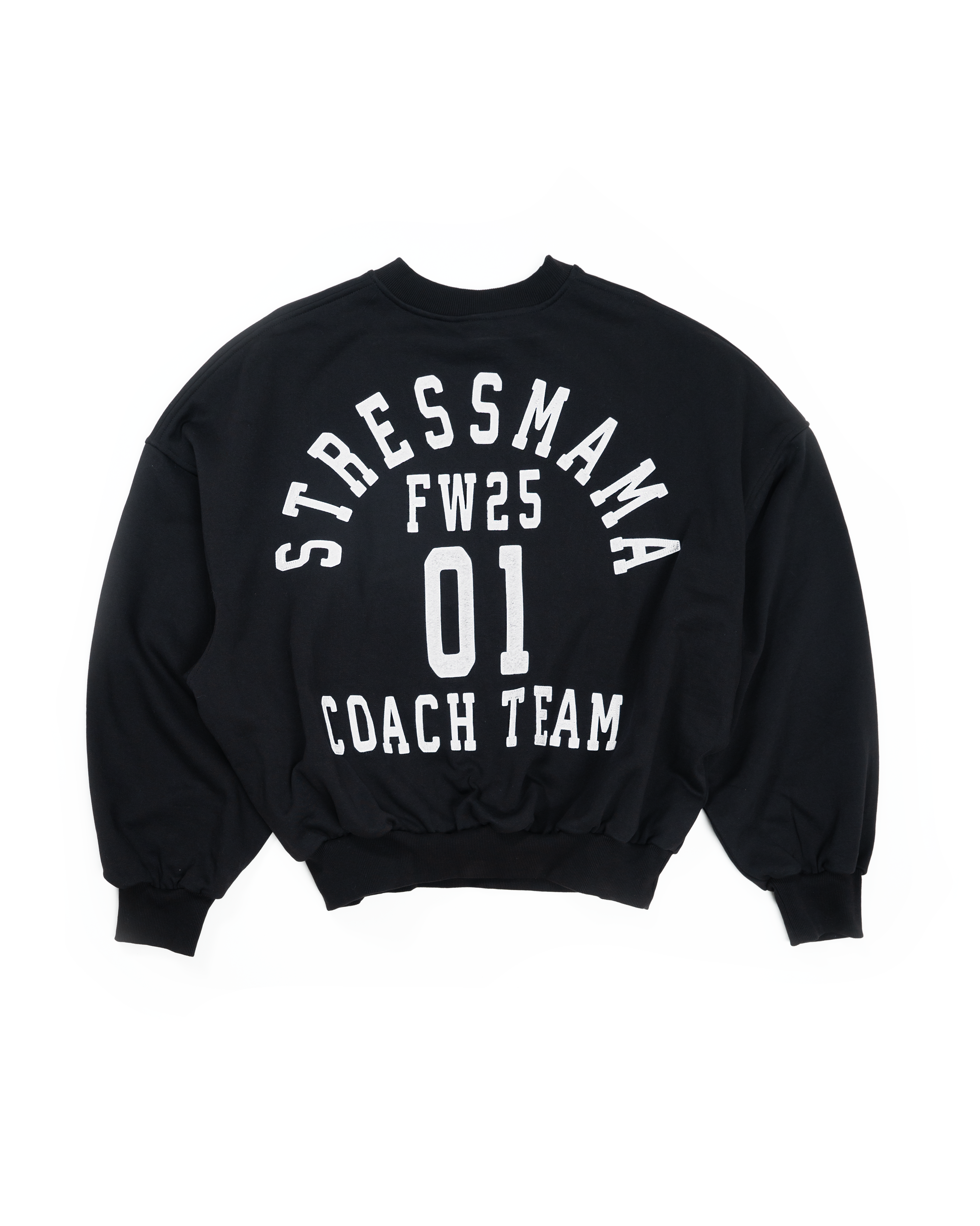 FW25 COACH 01 TEAM SWEATER - BLACK