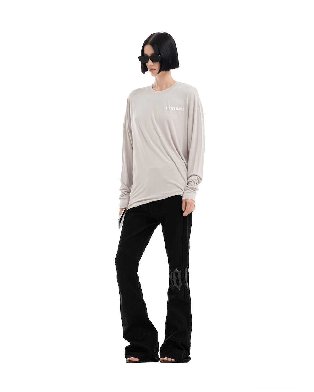 HÔTEL MAMA LONGSLEEVE - LIGHT GREY
