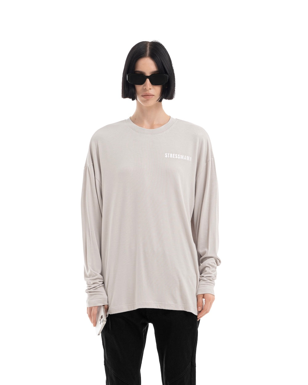 HÔTEL MAMA LONGSLEEVE - LIGHT GREY