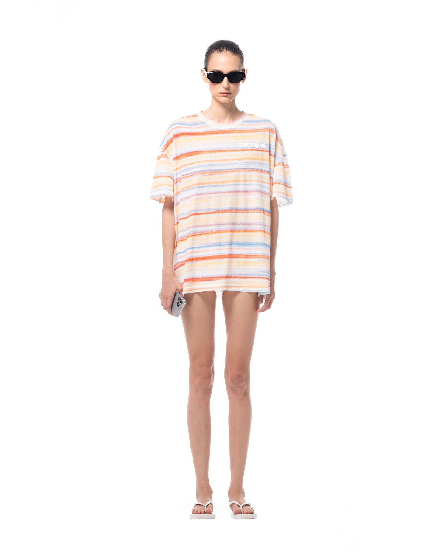SUMMER26 STRIPED T-SHIRT - RAINBOW