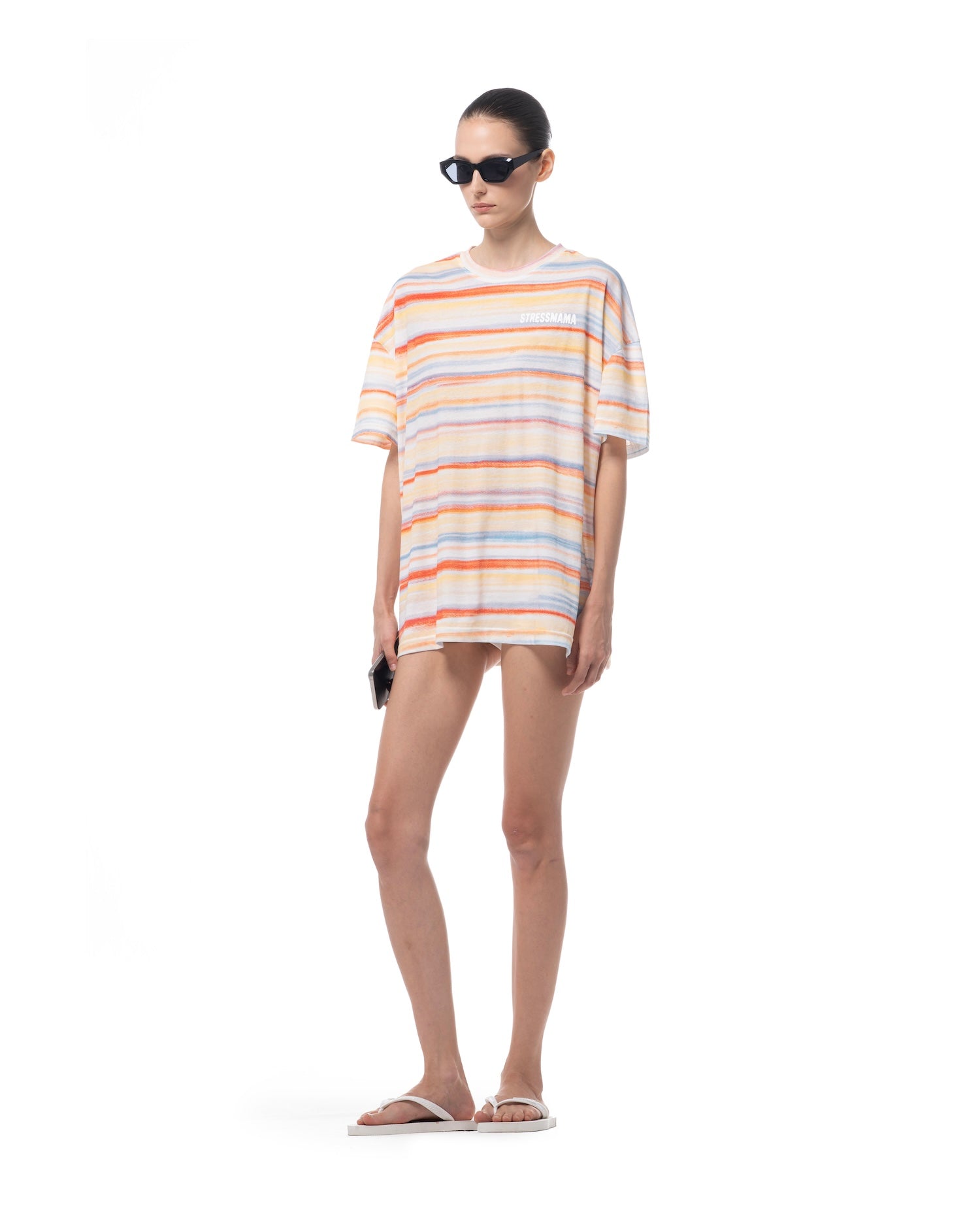 SUMMER26 STRIPED T-SHIRT - RAINBOW