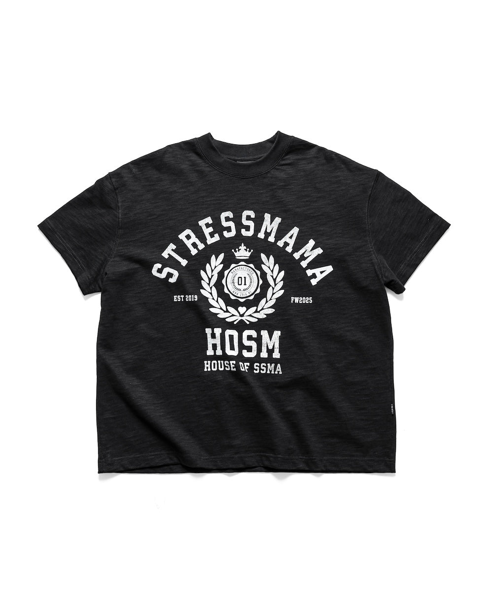 FALL25 HOSM BIG-BOXY T-SHIRT - BLACK
