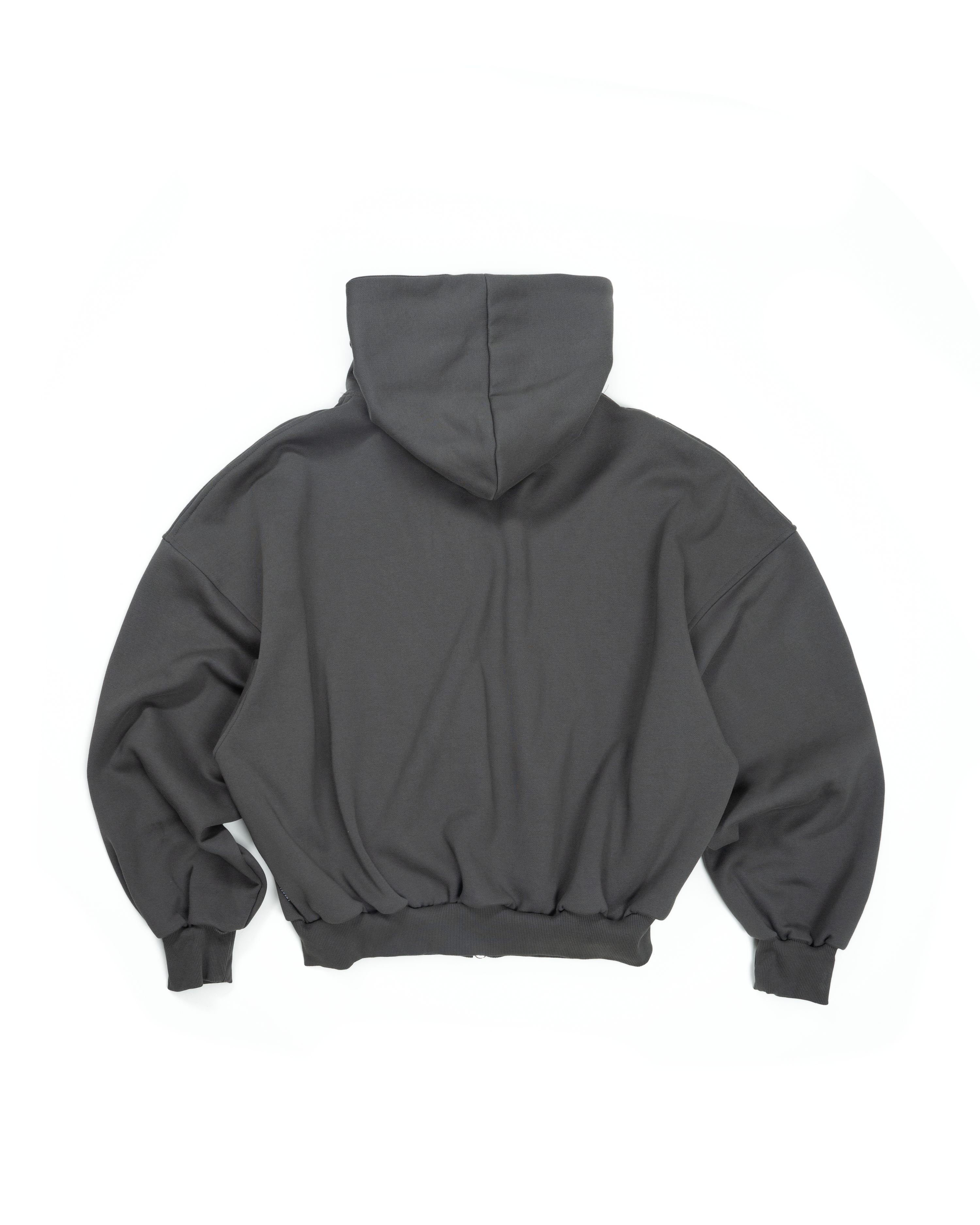 FW25 SSMA JEANS ZIP HOODIE - GRAY