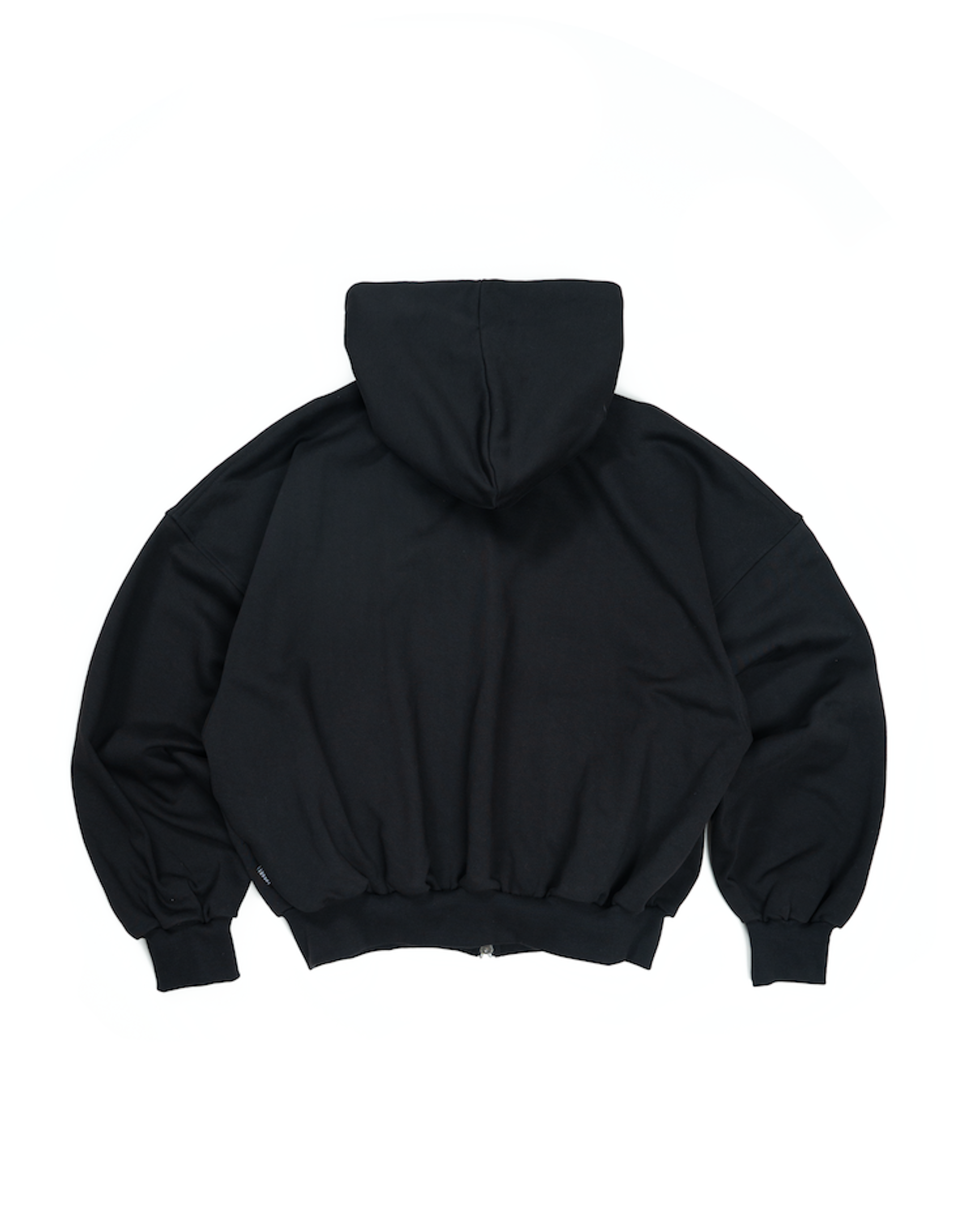 FW25 SSMA JEANS ZIP HOODIE - BLACK