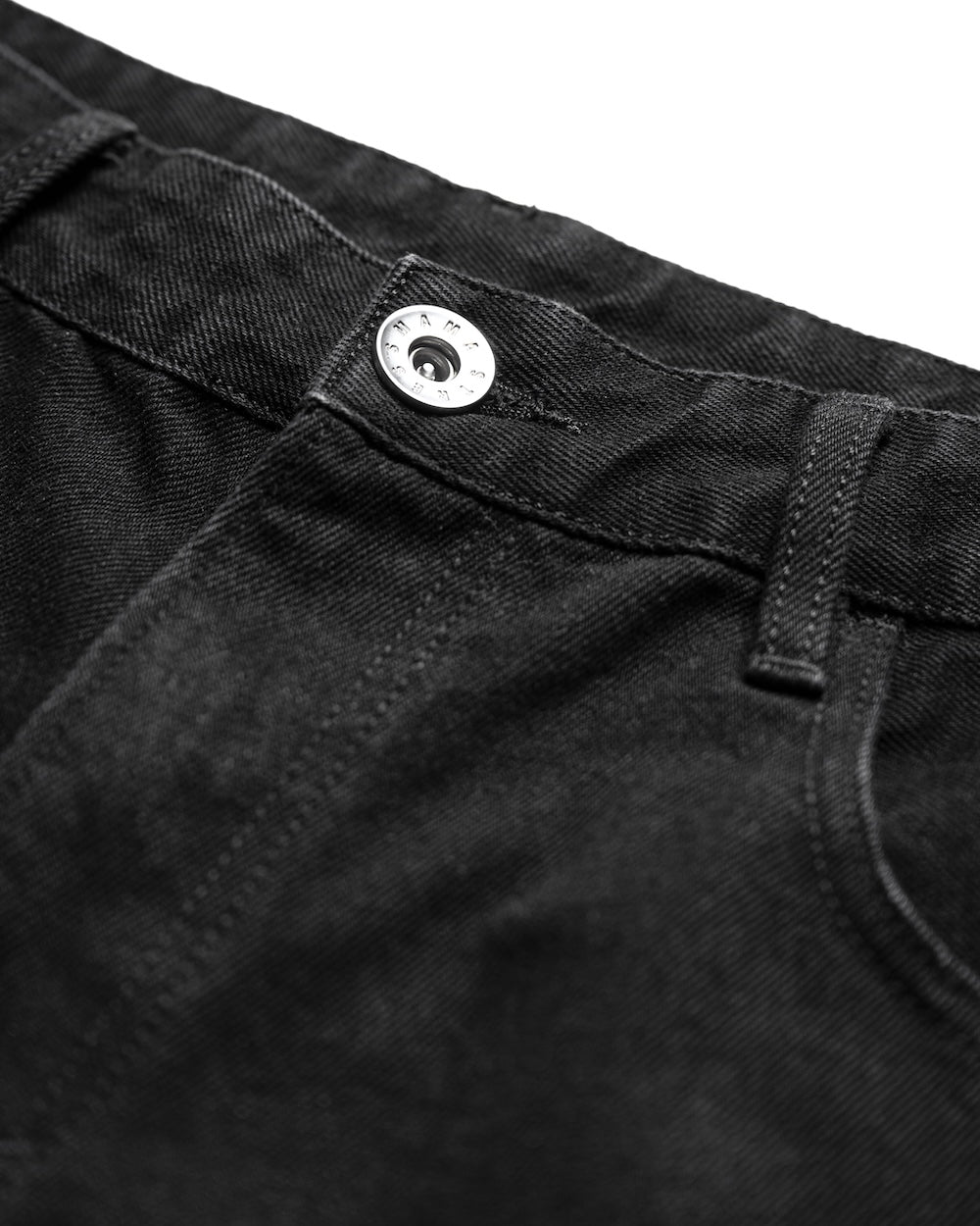 HÔTEL MAMA DENIM SHORTS - BLACK