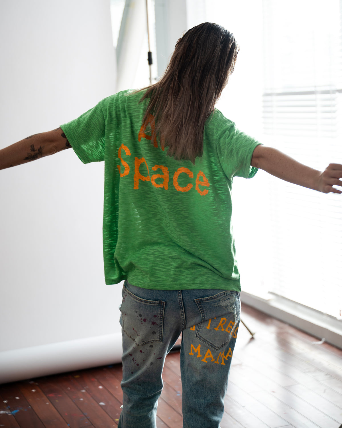 SSMA ART SPACE 8401 T-SHIRT - GREEN