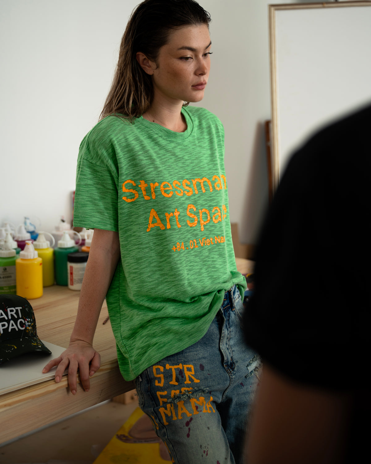 SSMA ART SPACE 8401 T-SHIRT - GREEN