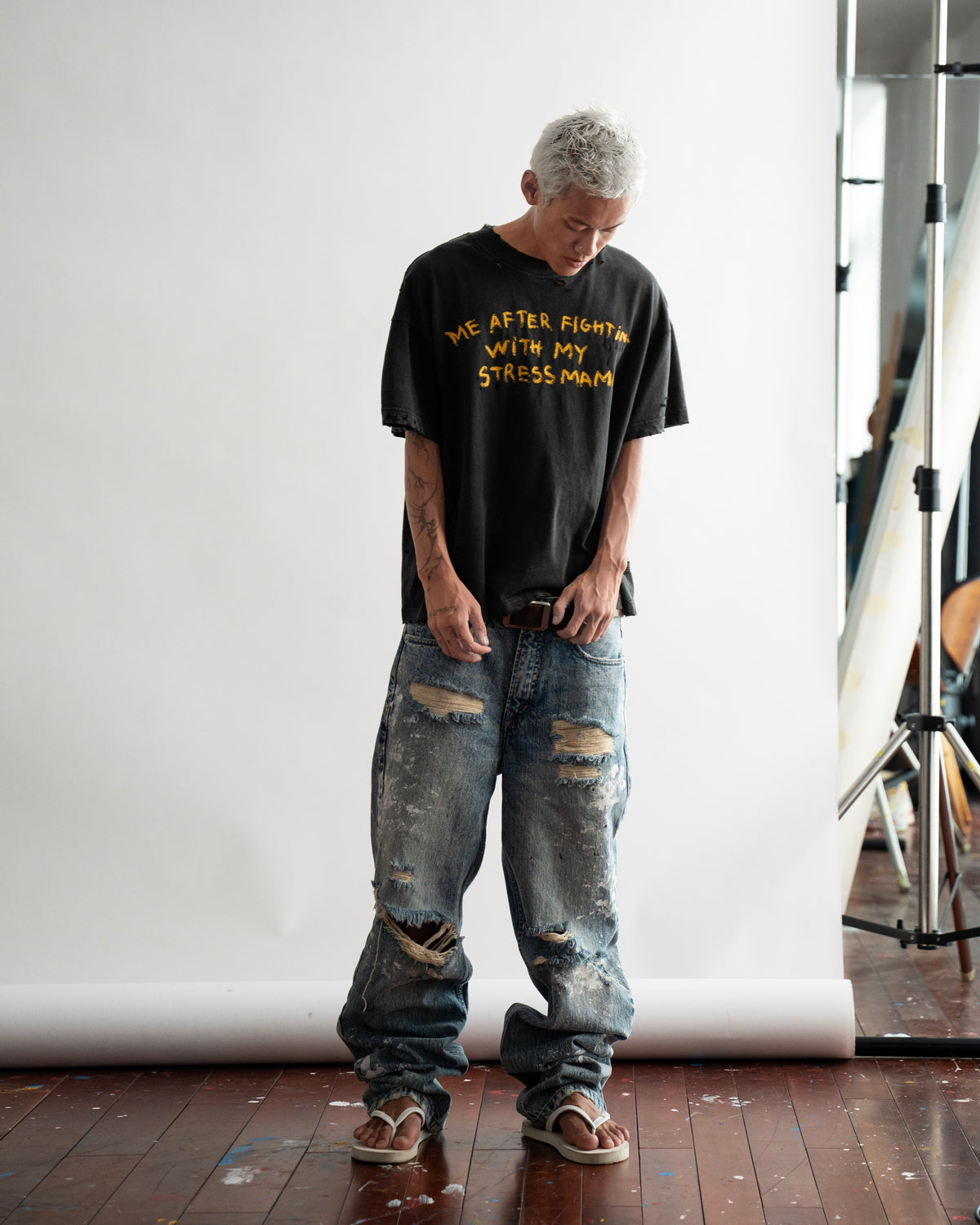 SSMA THUNDER T-SHIRT - BLACK
