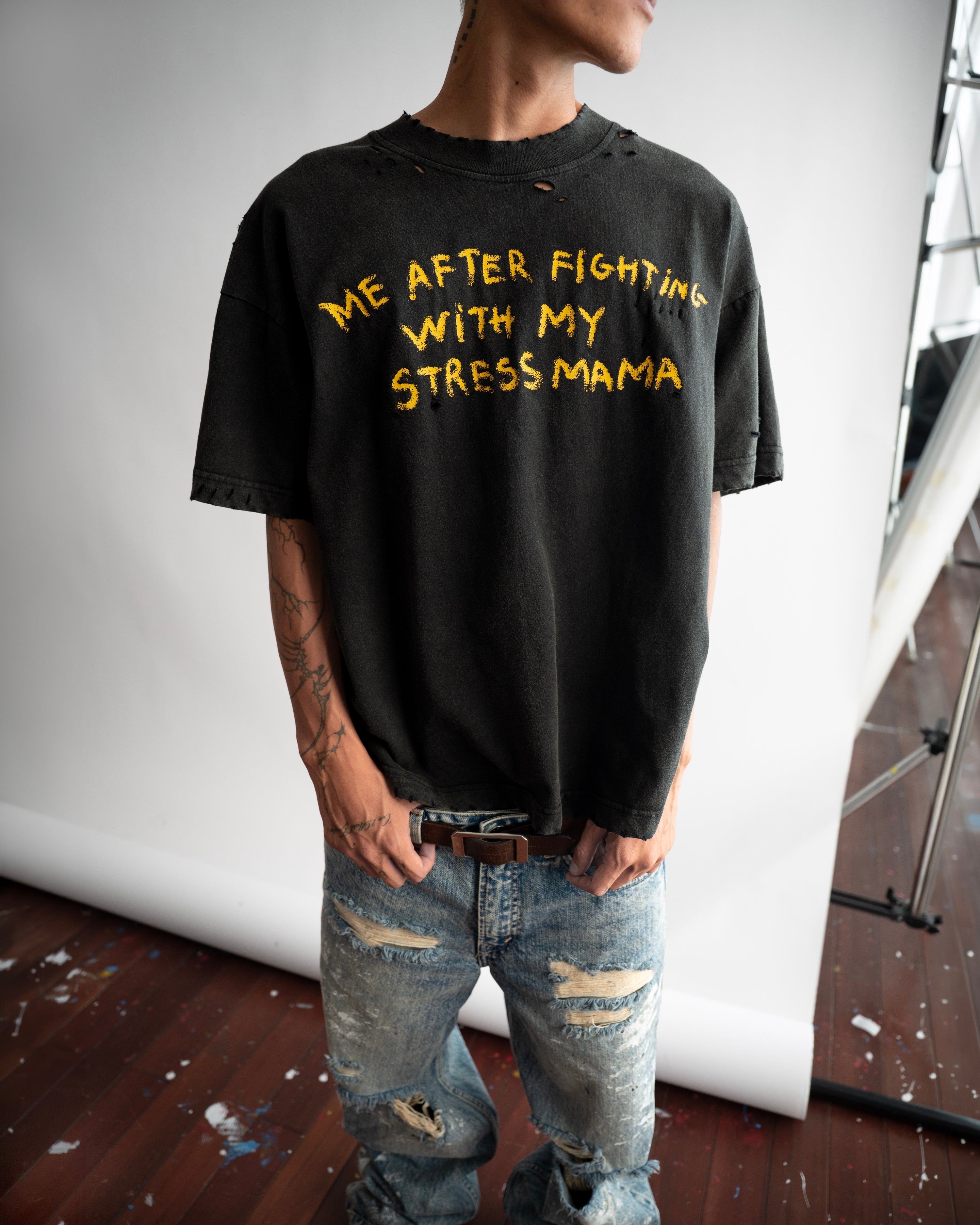 SSMA THUNDER T-SHIRT - BLACK