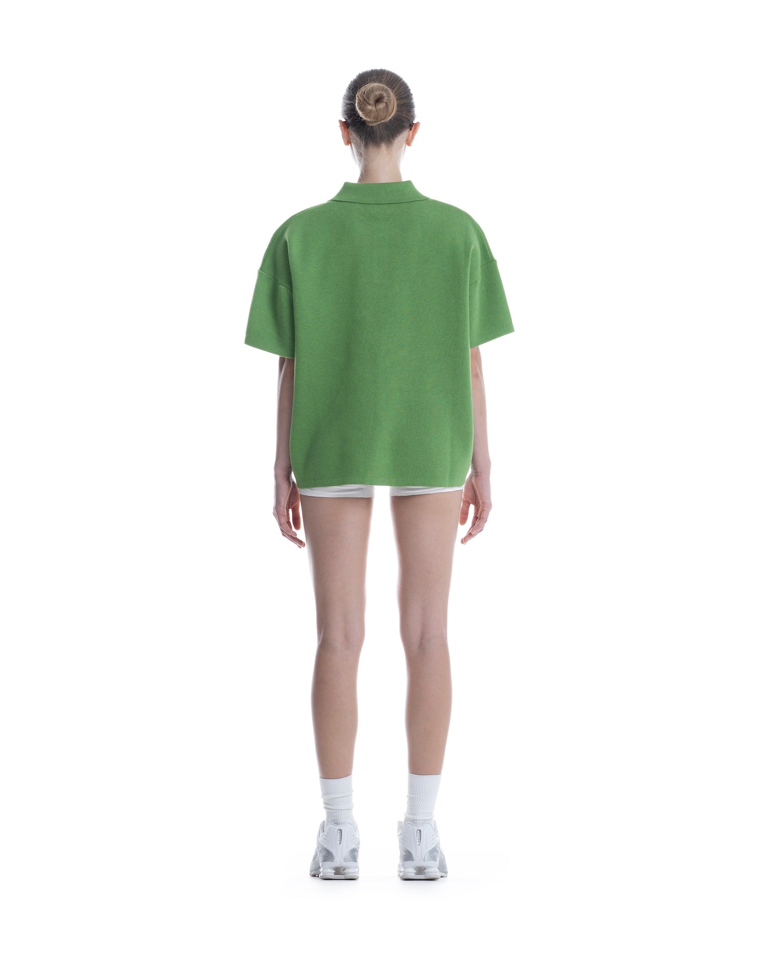 SS26 KNIT POLO - GREEN