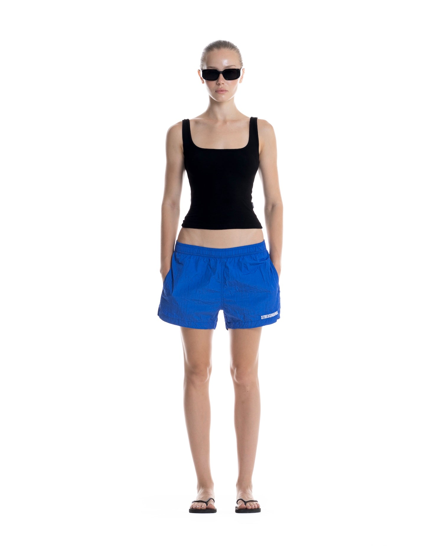 SUMMER26 LOGO SHORTS - BLUE