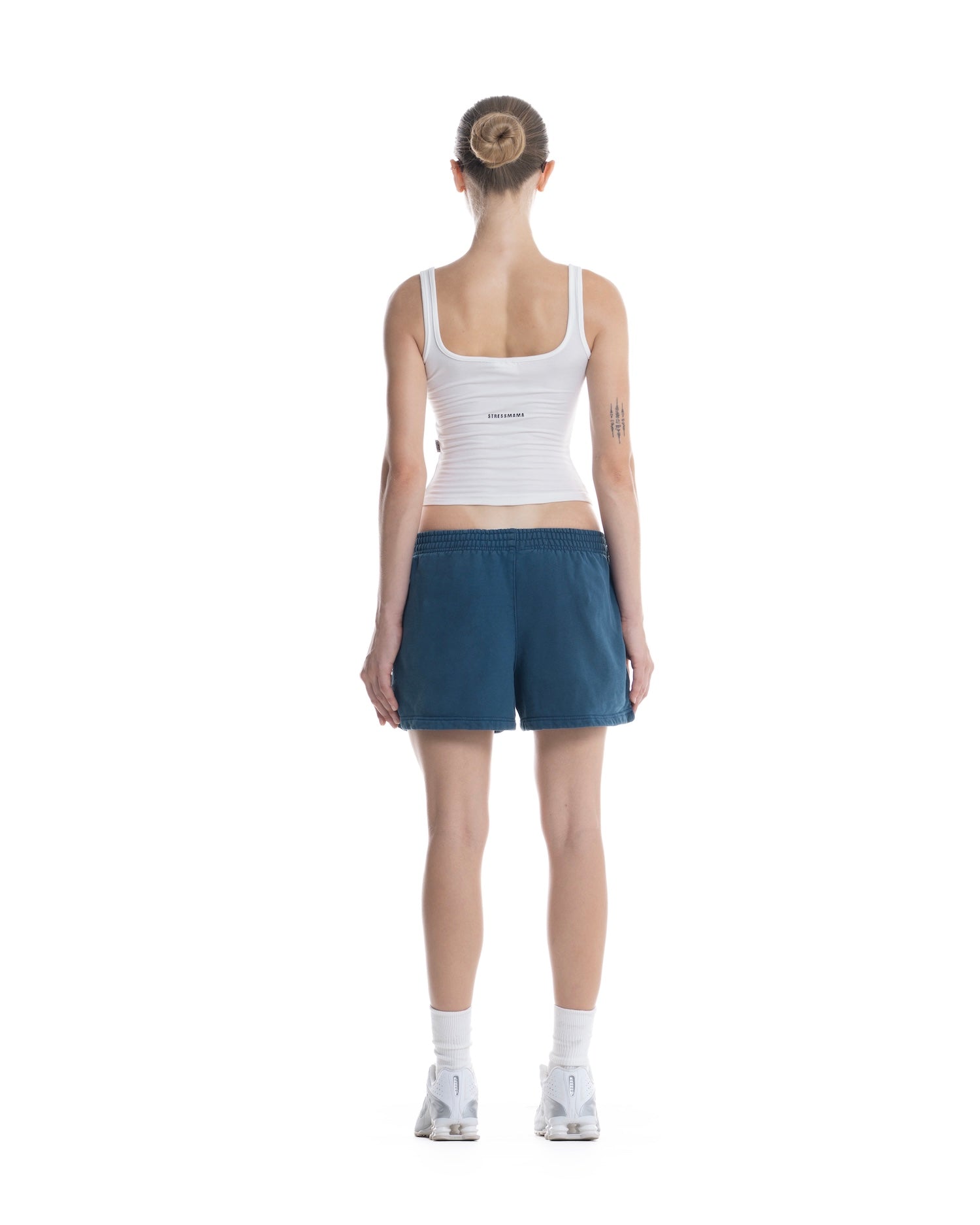 SSMA WASHED SWEAT SHORTS - DARK BLUE