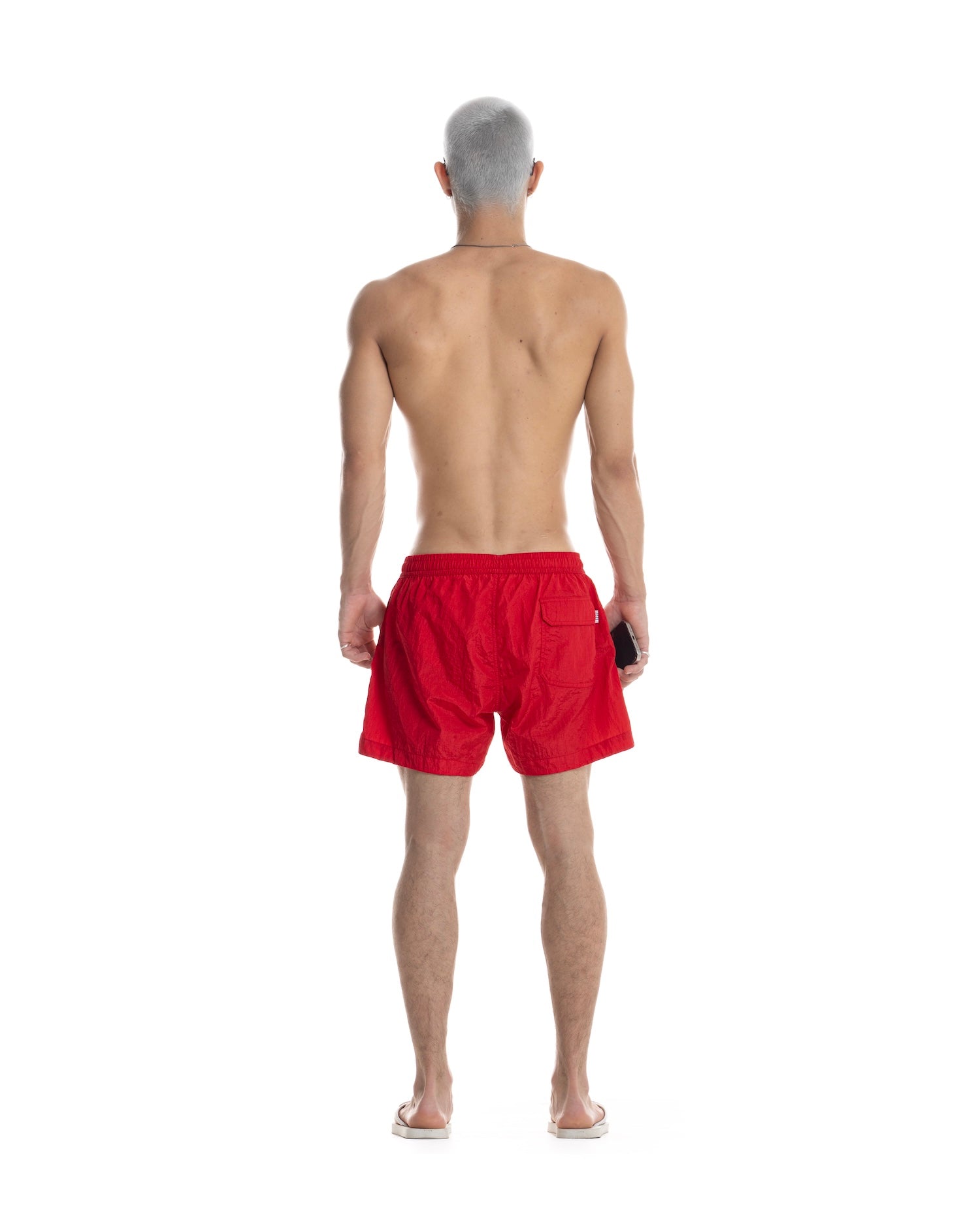 SUMMER26 LOGO SHORTS - RED