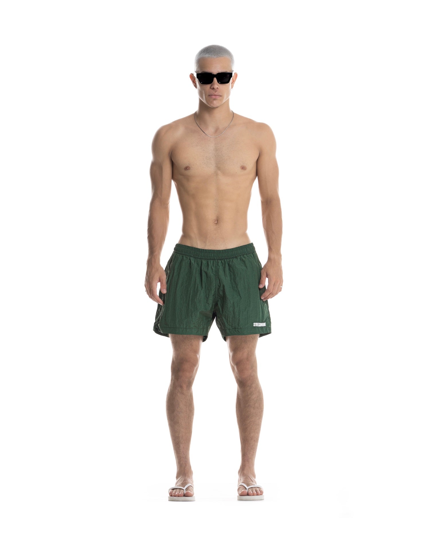 SUMMER26 LOGO SHORTS - GREEN