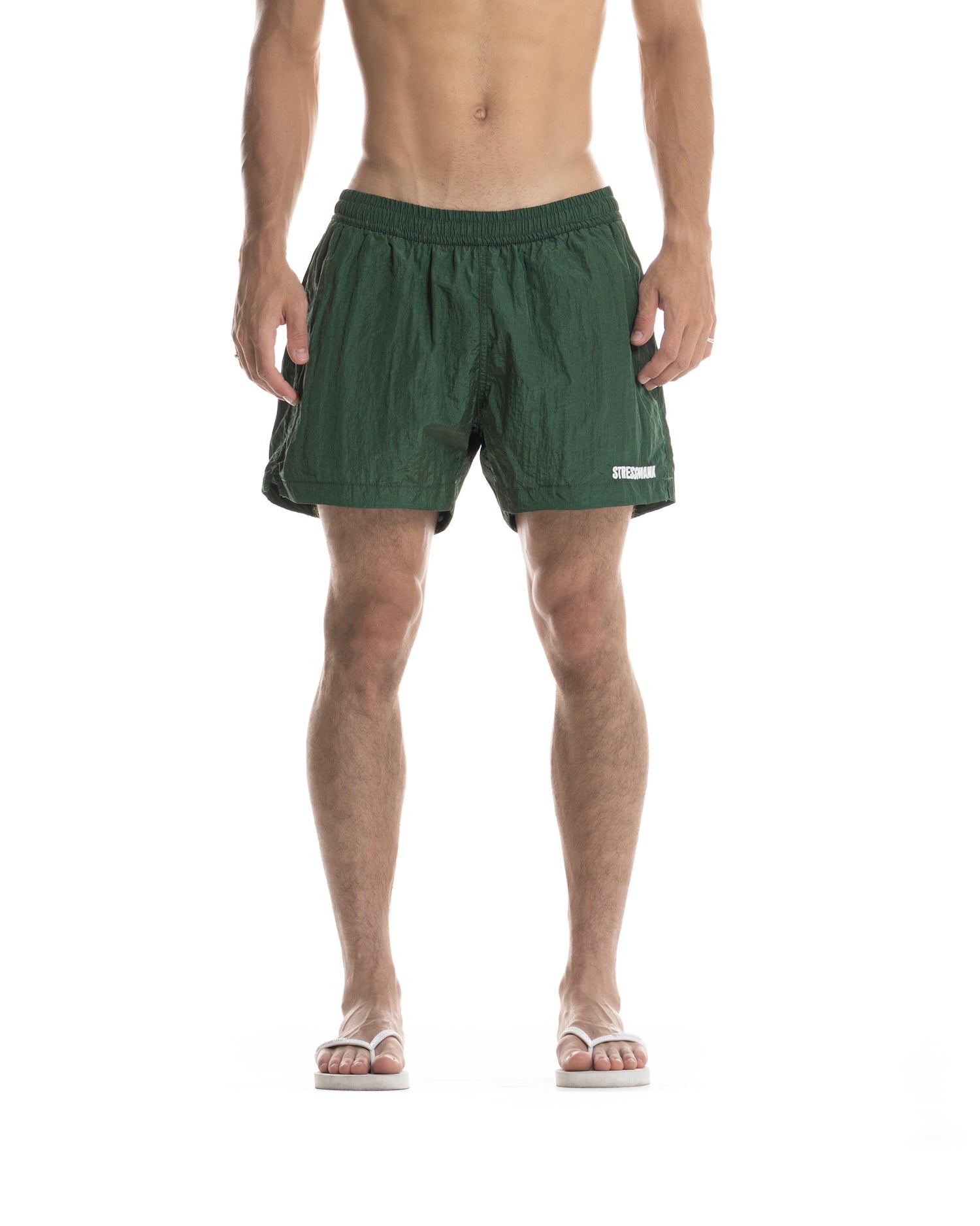 SUMMER26 LOGO SHORTS - GREEN