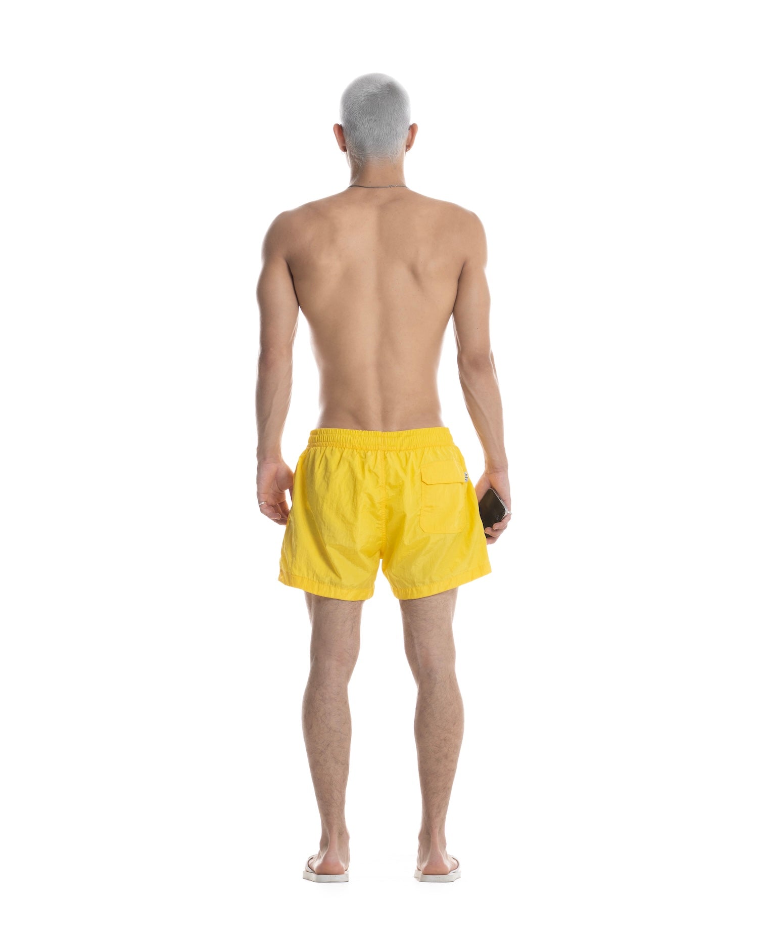 SUMMER26 LOGO SHORTS - YELLOW