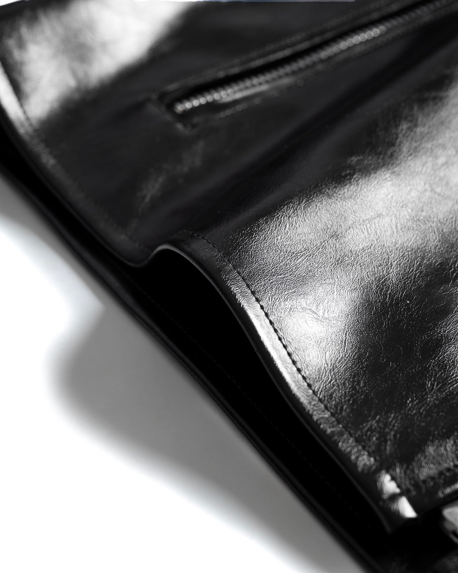 SSMA HOSM LEATHER JACKET - BLACK