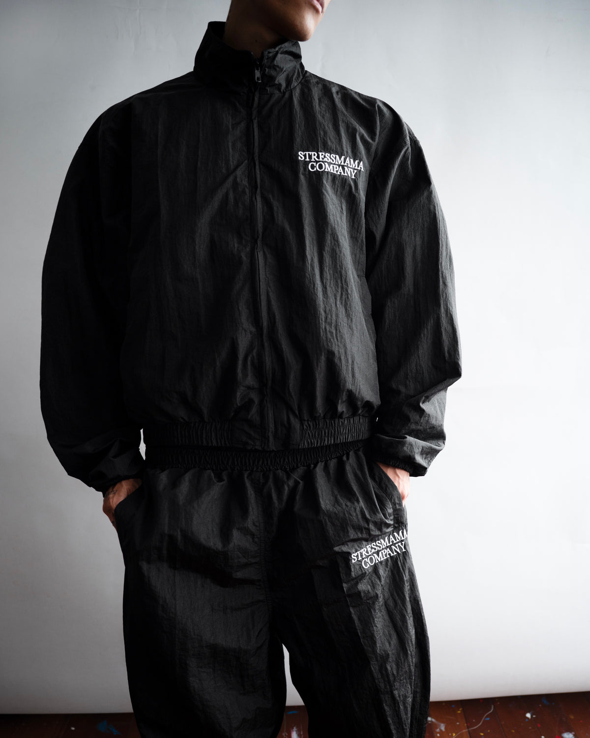 SSMA COMPANY TRACK JACKET - BLACK