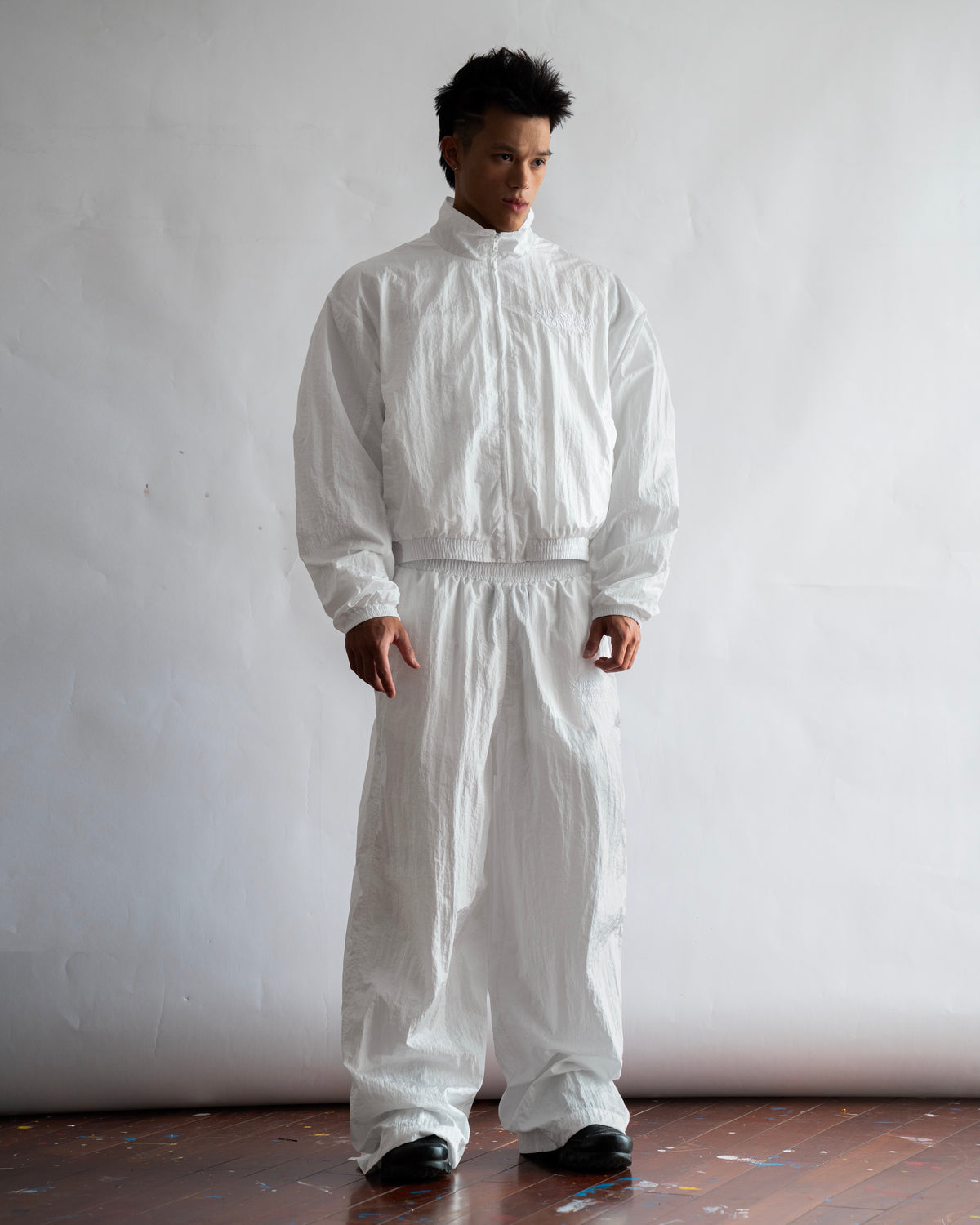SSMA COMPANY TRACK JACKET - WHITE