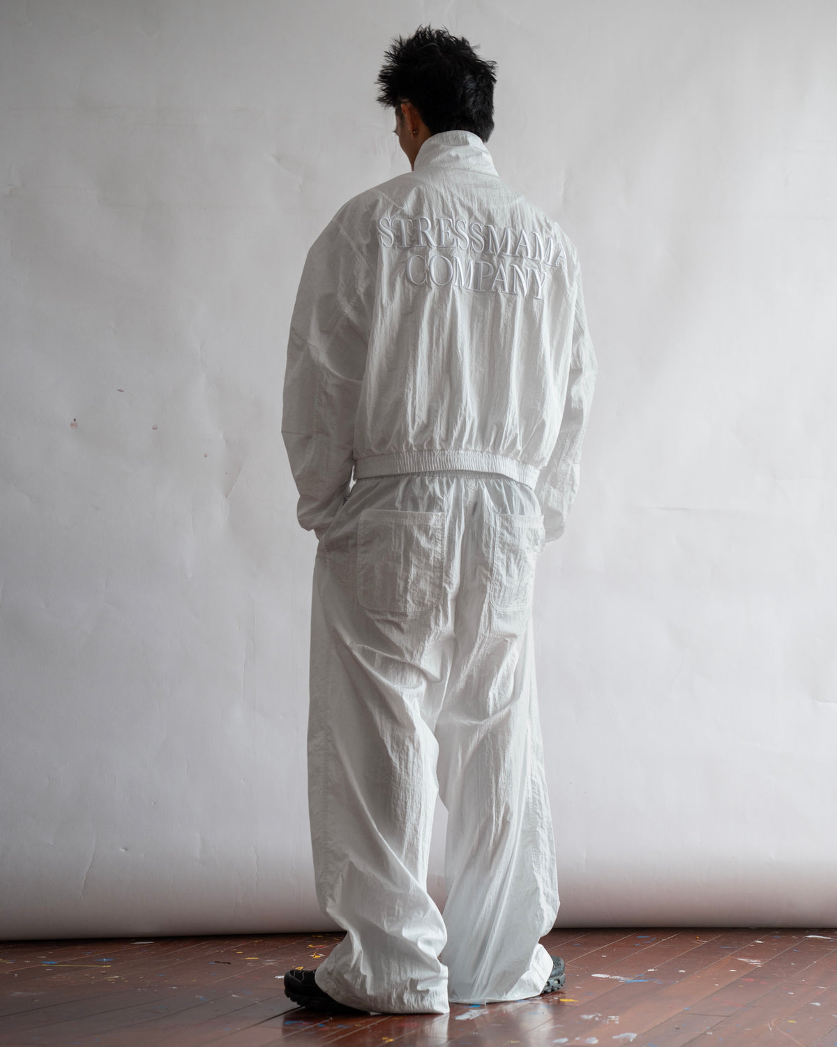 SSMA COMPANY TRACK JACKET - WHITE