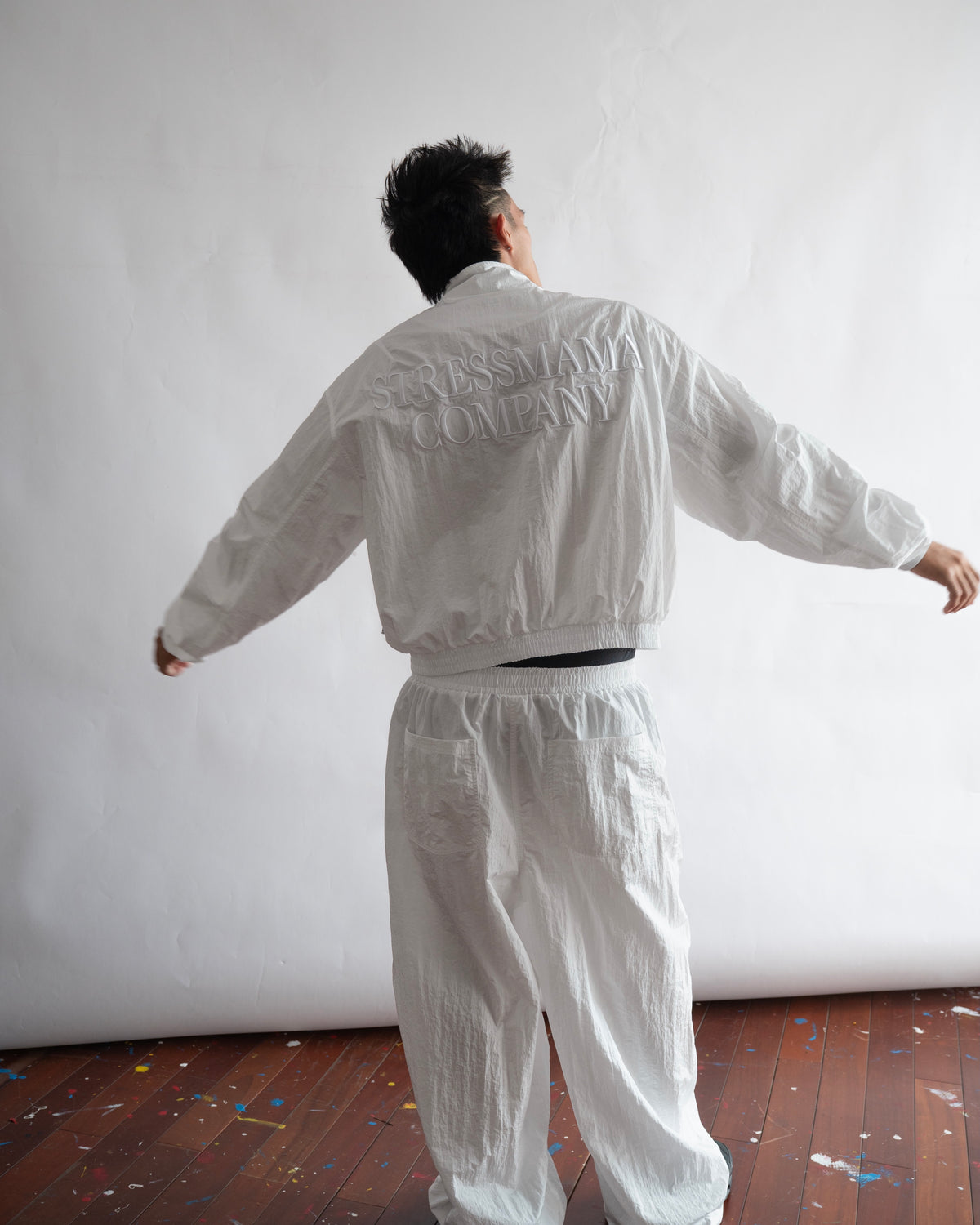 SSMA COMPANY TRACK JACKET - WHITE