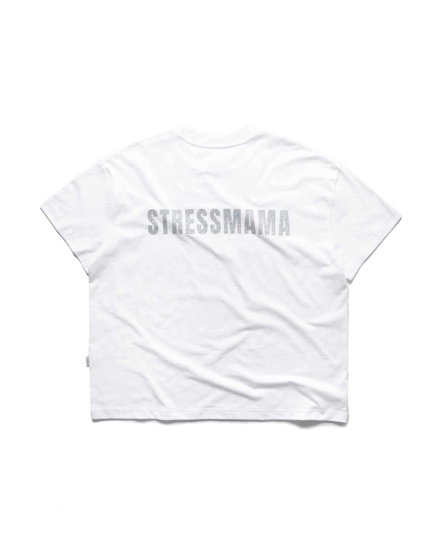 SSMA GLITTER T-SHIRT - WHITE