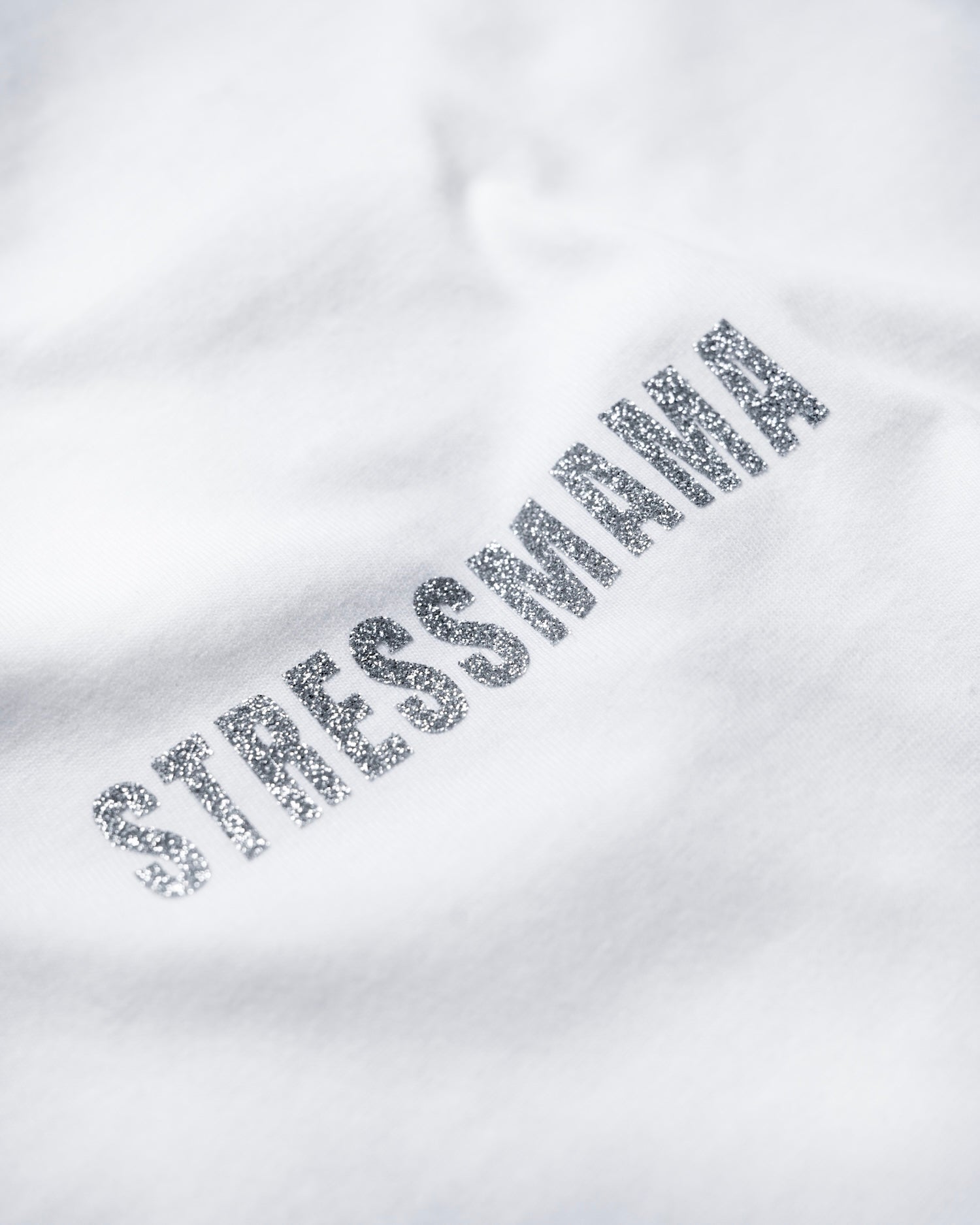 SSMA GLITTER T-SHIRT - WHITE
