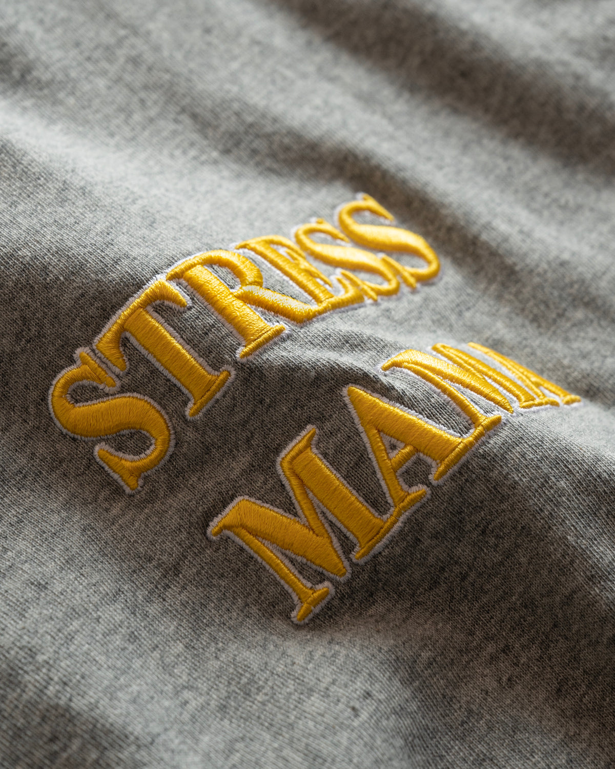 SSMA EMBROIDERY BASIC T-SHIRT - GRAY