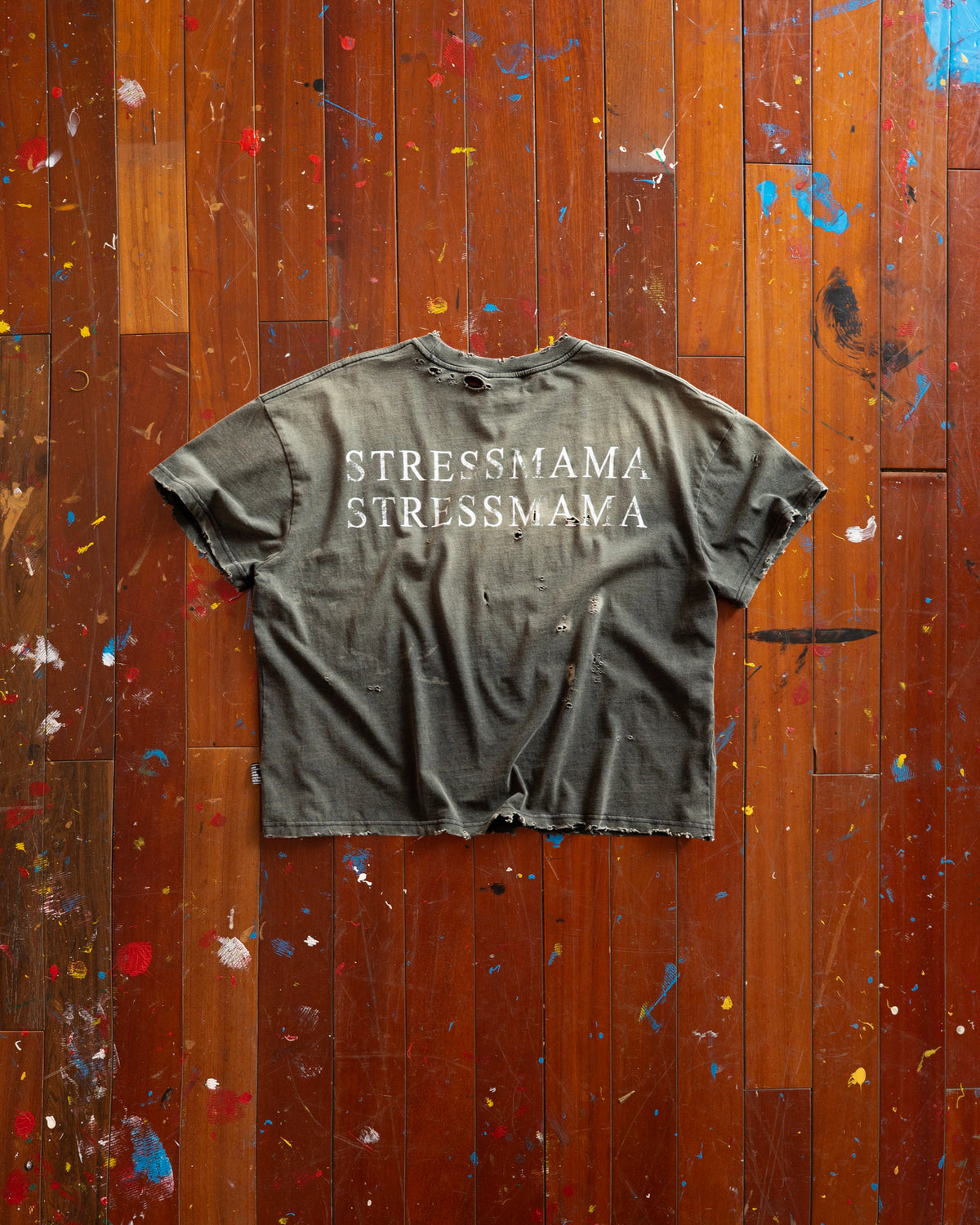 SSMA RUST DISTRESS T-SHIRT - BLACK