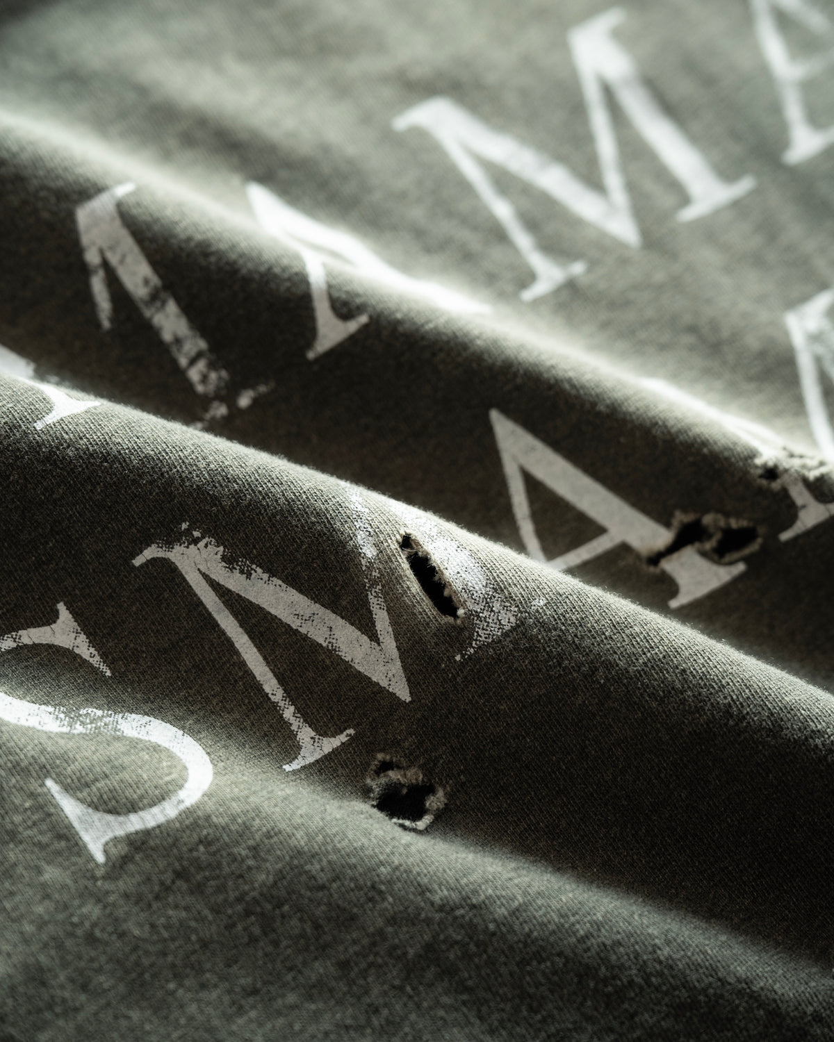 SSMA RUST DISTRESS T-SHIRT - BLACK
