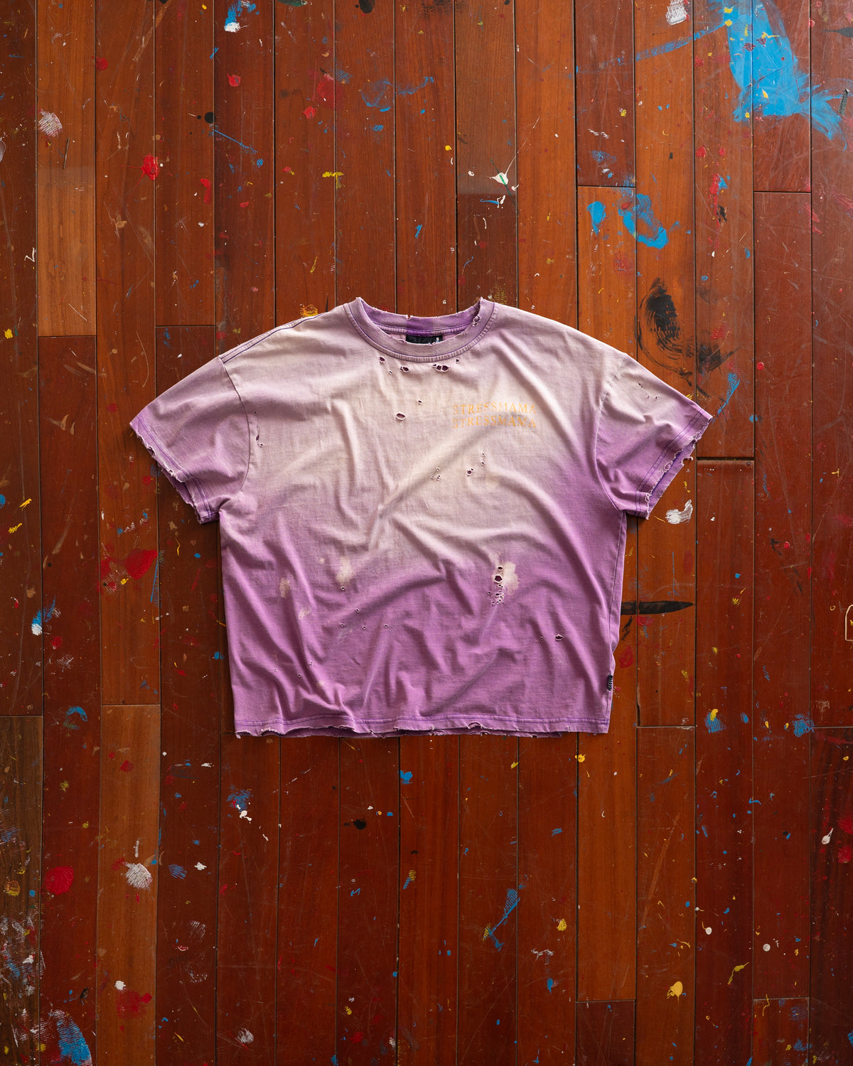 SSMA RUST DISTRESS T-SHIRT - PURPLE