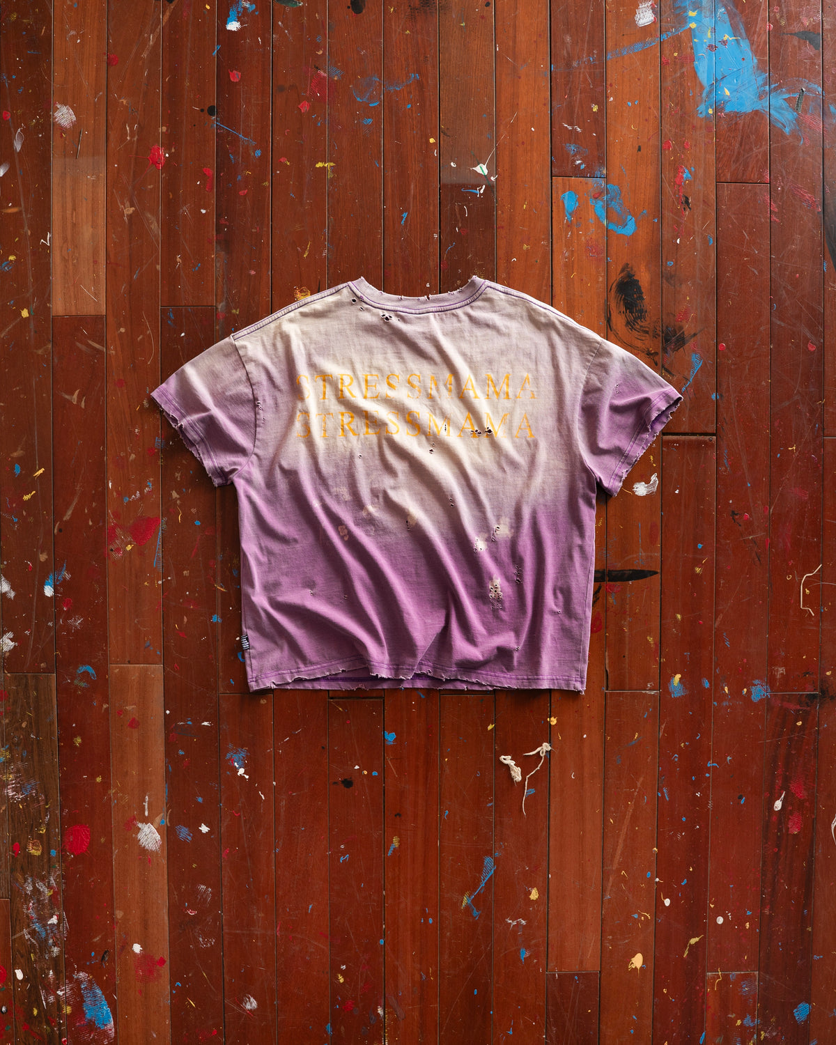 SSMA RUST DISTRESS T-SHIRT - PURPLE