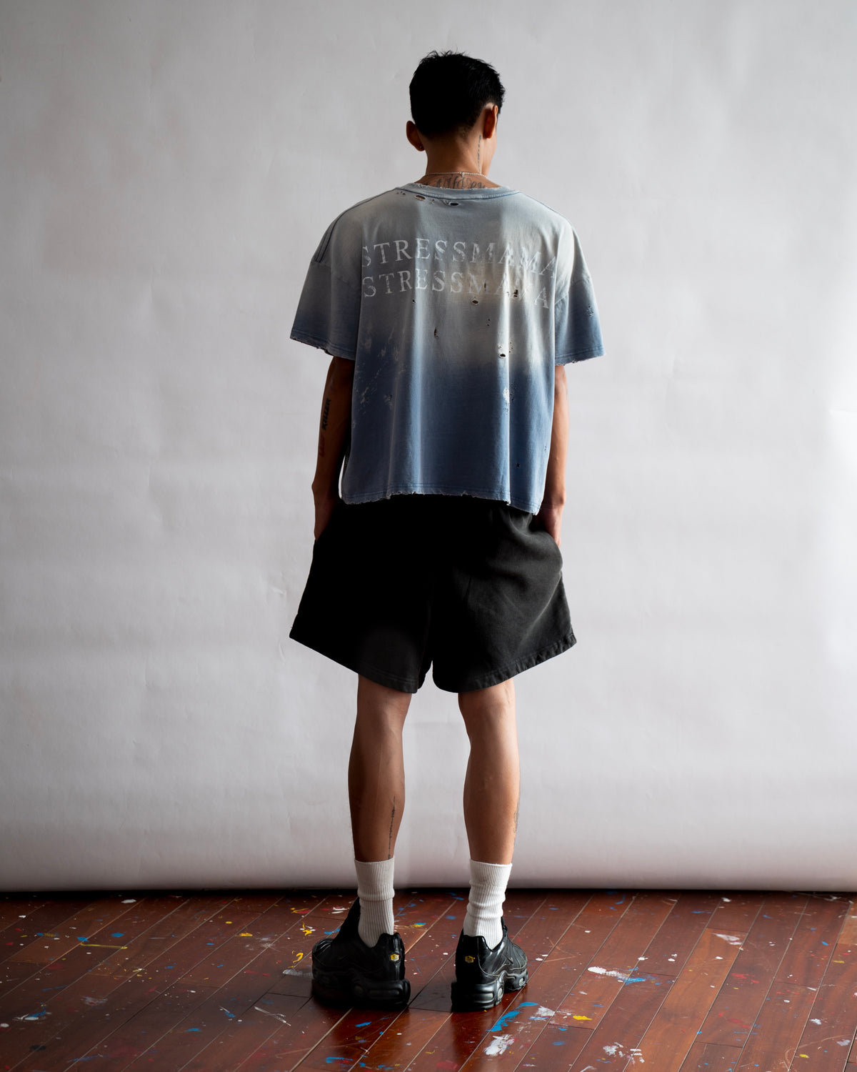 SSMA RUST DISTRESS T-SHIRT - BLUE