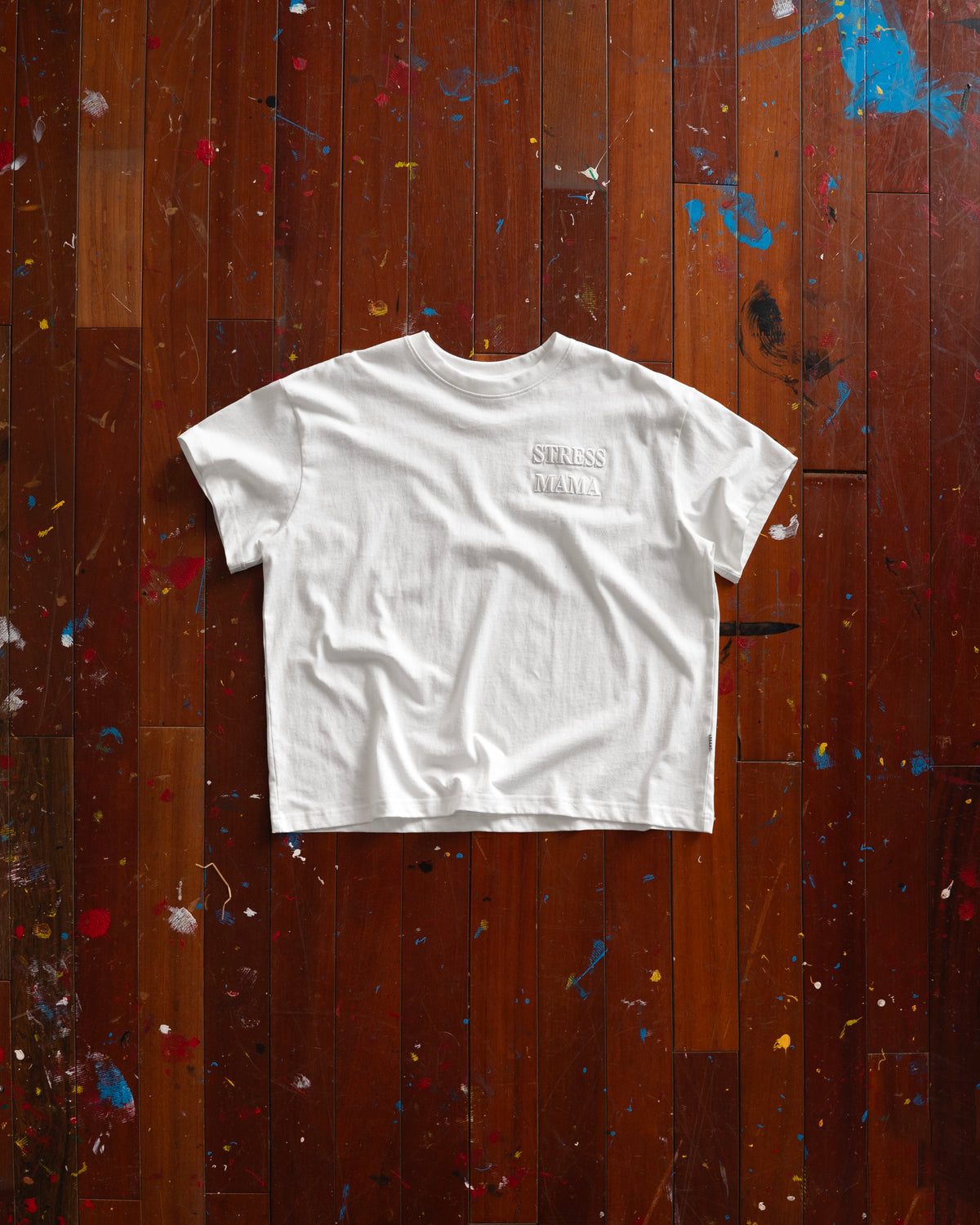 SSMA EMBROIDERY BASIC T-SHIRT - WHITE