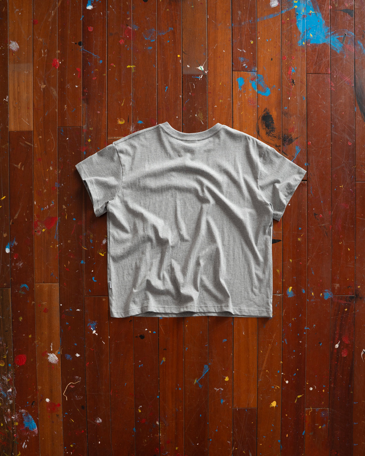 SSMA EMBROIDERY BASIC T-SHIRT - GRAY