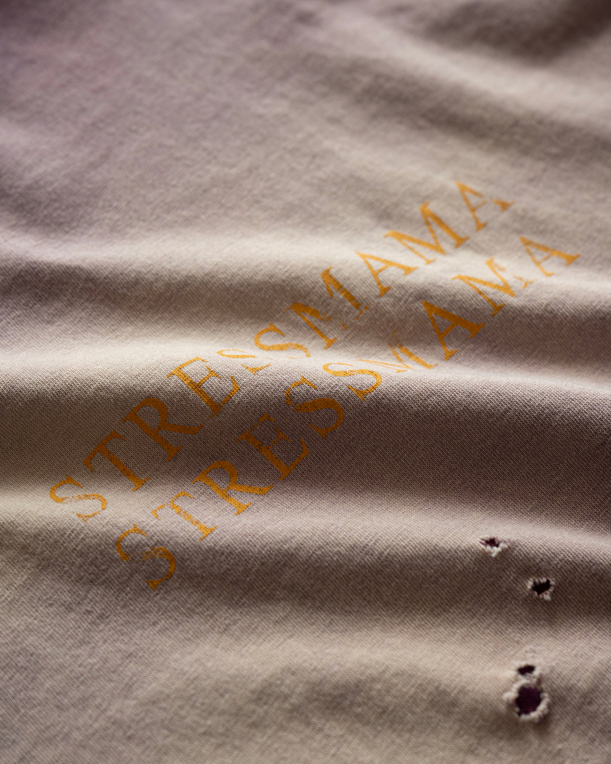 SSMA RUST DISTRESS T-SHIRT - PURPLE